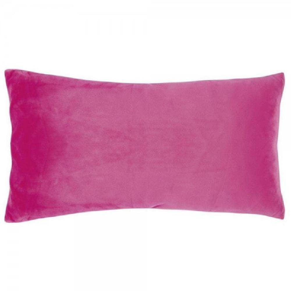 PAD Kissenhülle Kissenhülle Samt Smooth Neon Pink (25x50cm) günstig online kaufen