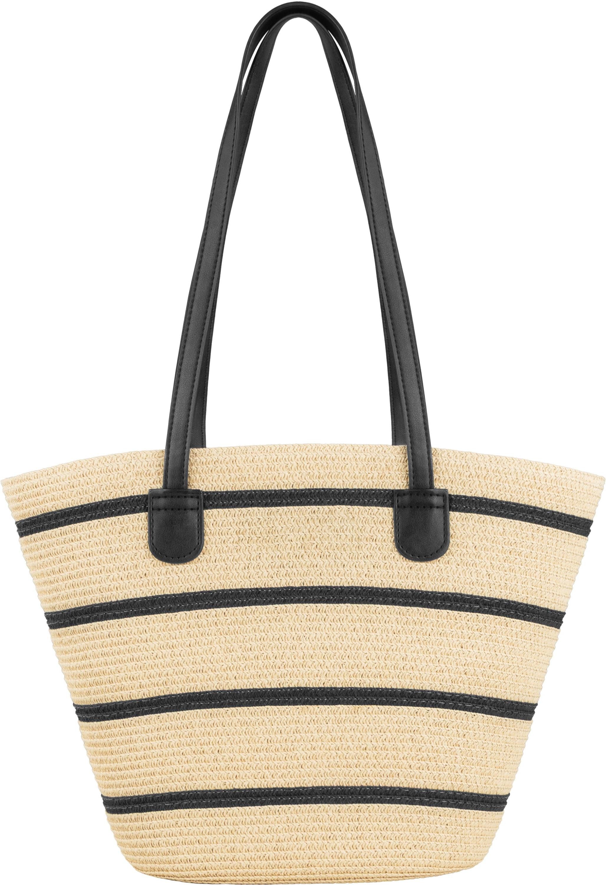 Janice Strandtasche Sommer Tasche Coyhaique, Damen Handtasche mit PU-Henkeln