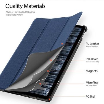 Dux Ducis Tablet-Hülle Buch Tasche mit Standfunktion für Nokia T21 Schutzhülle