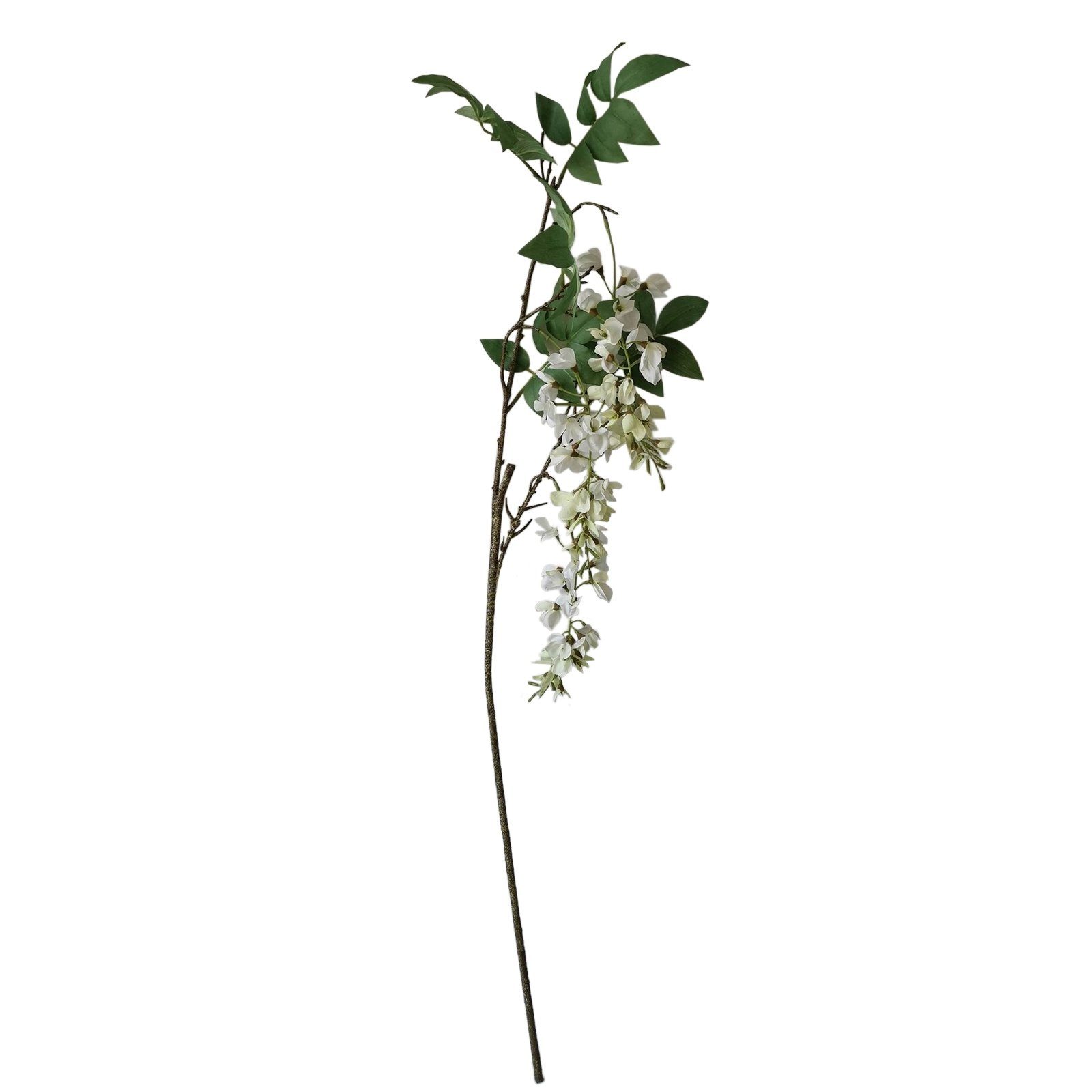 Kunstblume Goldregen, verschiedene Farben Kunstblume Flora Lilie, HTI-Living, Höhe 110 cm, Höhe 110 cm Weiß