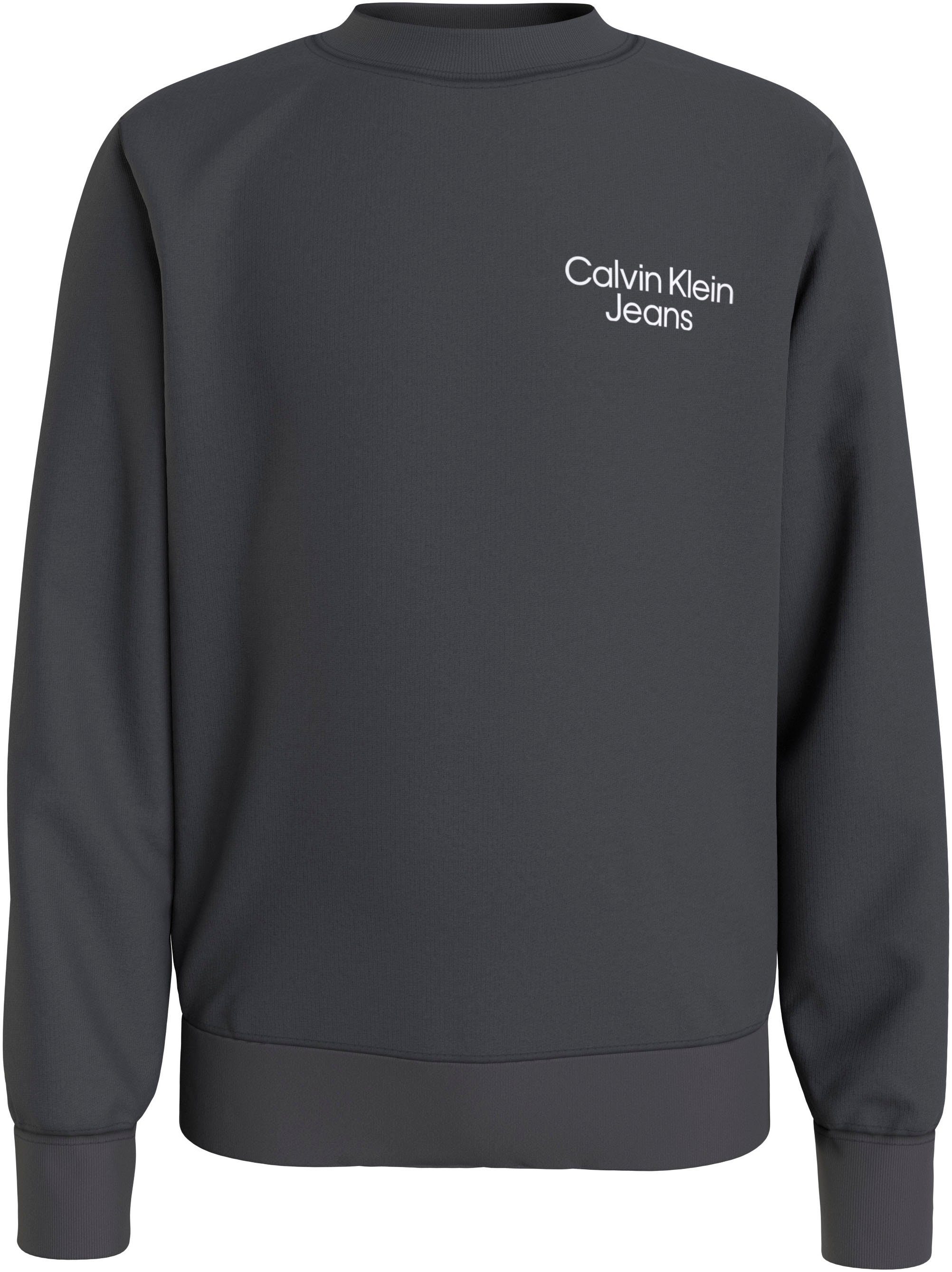 Calvin Klein Jeans Logodruck Sweatshirt CKJ STACK SWEATSHIRT LOGO mit