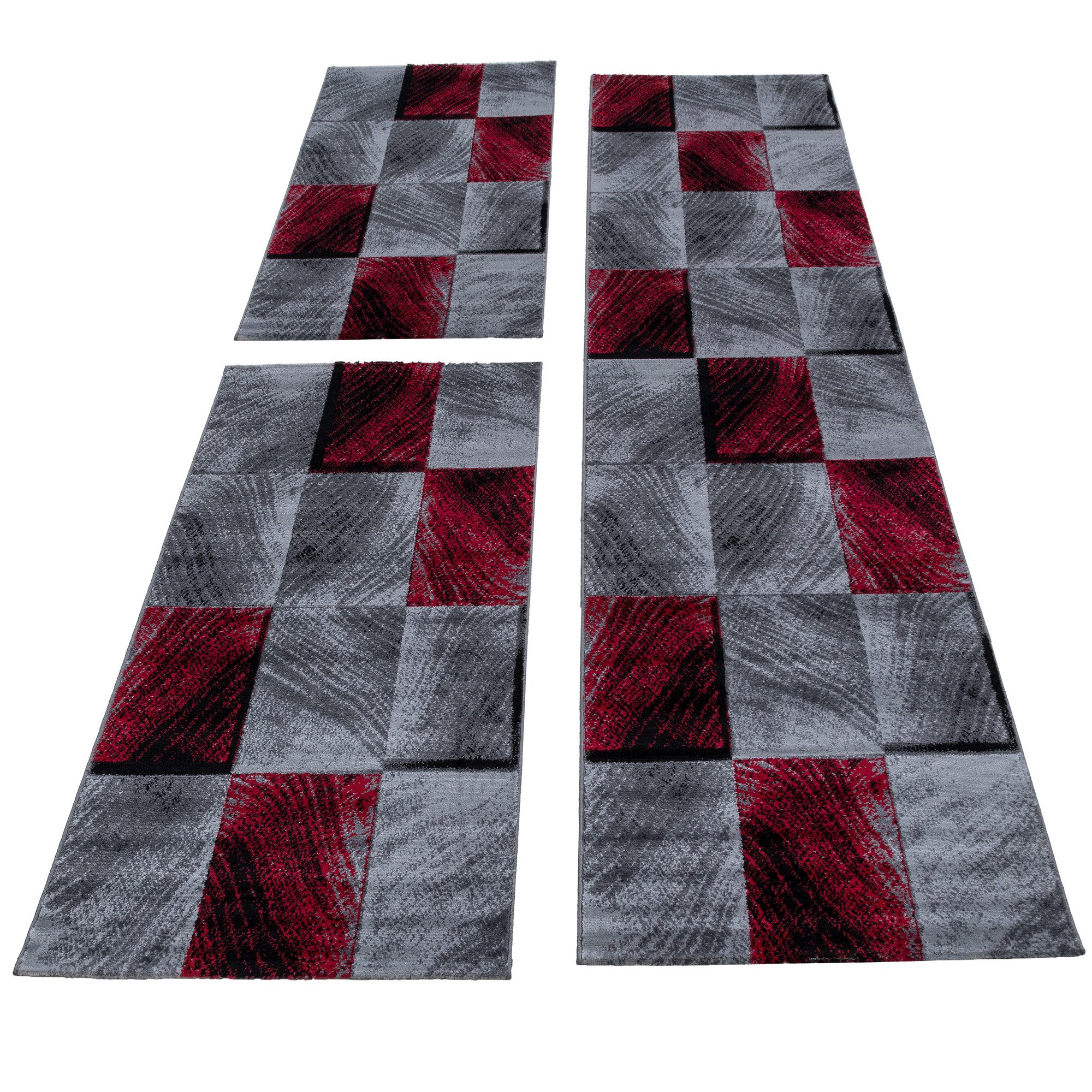 SIMPEX24 Kurzflor-Bettumrandung Kariert Design, Höhe 6 günstig online kaufen