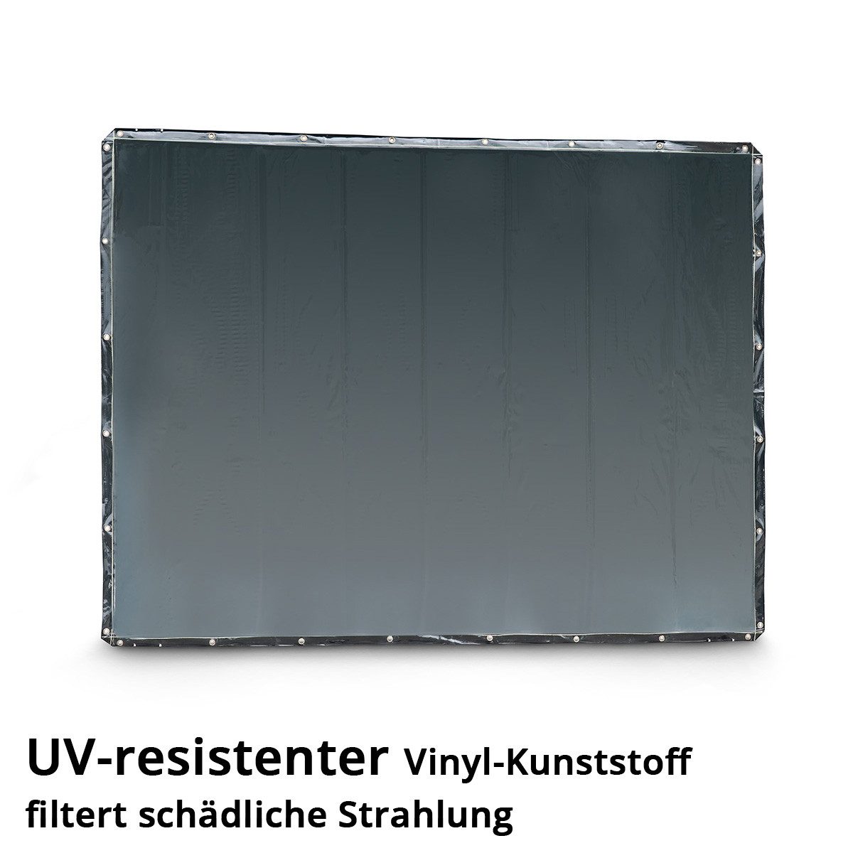 STAHLWERK Schutzwand Schweißschutzvorhang 240 x 180 cm Schweißvorhang aus UV-resistentem (Packung, 1 St., Einzelartikel), Schweißer-Gripzangen inklusive Transportkoffer