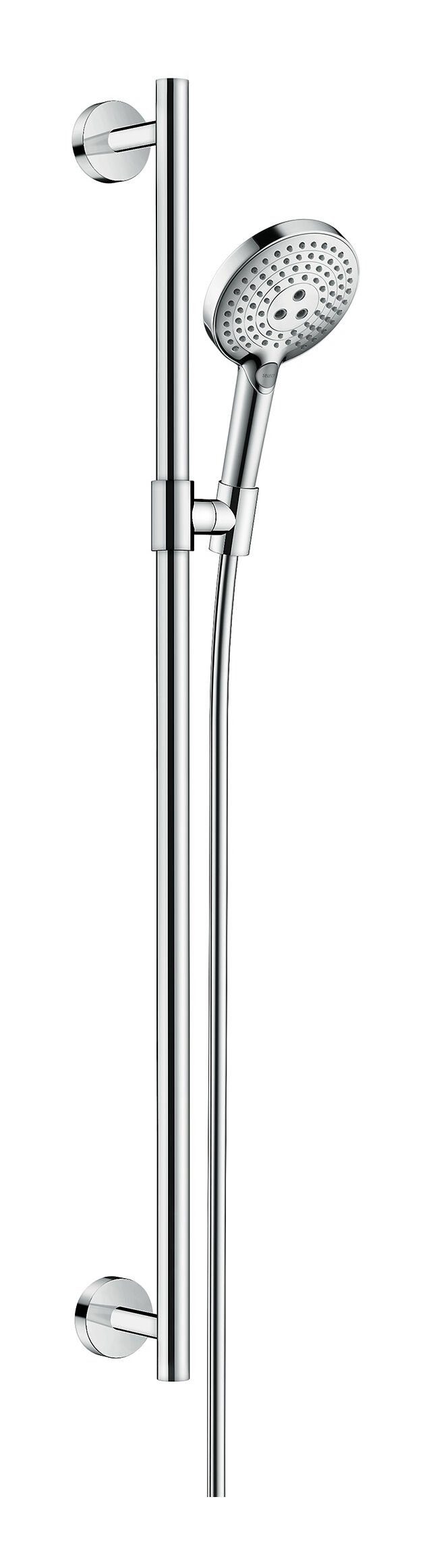 99 cm, - Brauseset hansgrohe Stangenbrause-Set mit EcoSmart Strahlart(en), S 900 Höhe Brausestange 3 3jet mm 120, Select Chrom Raindance