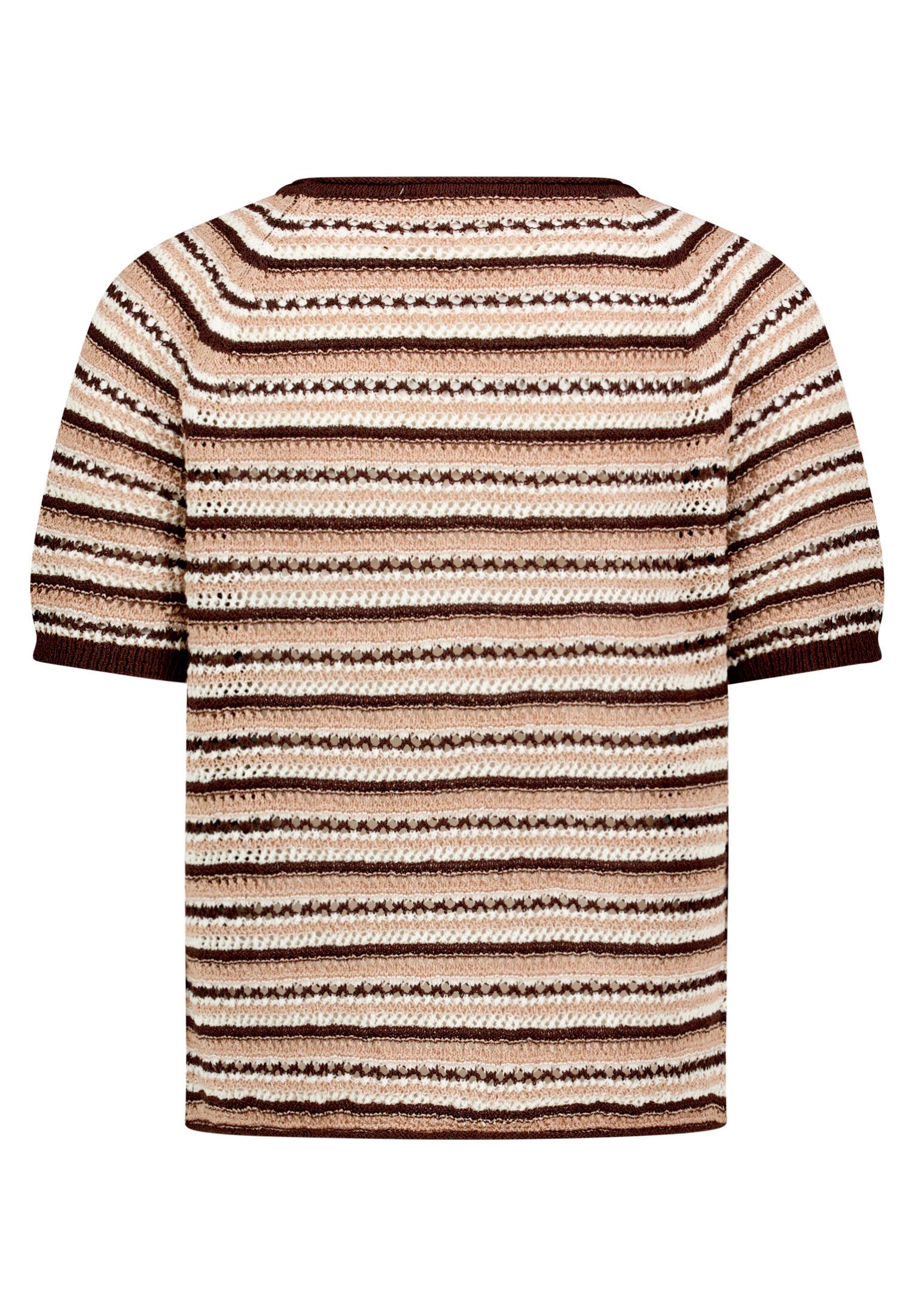 Cartoon Kurzarmshirt Damen mit Rundhalsausschnitt (1-tlg)