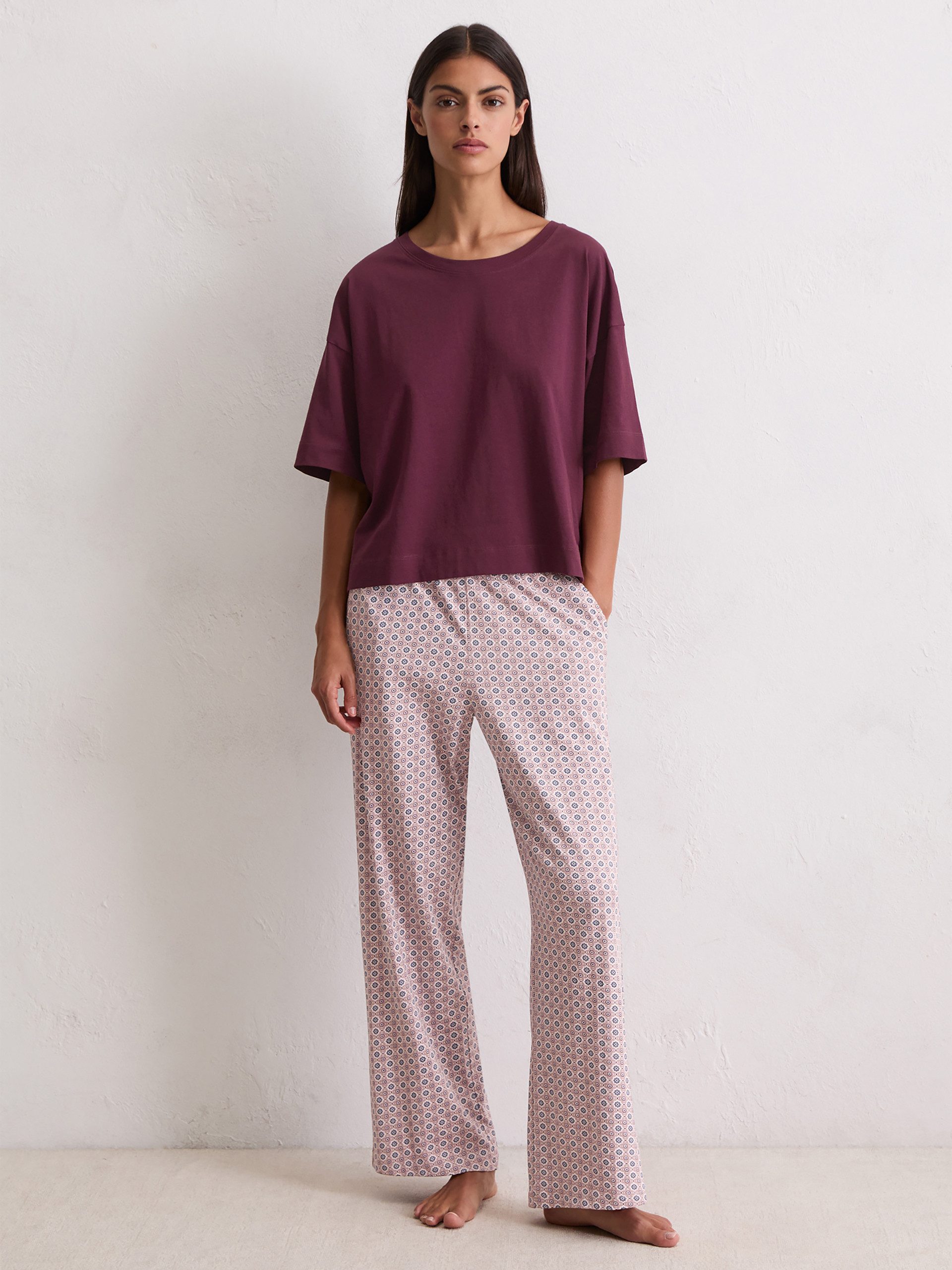 Marc O'Polo Crop-Top Mix N Match Cotton kurz top bauchfrei