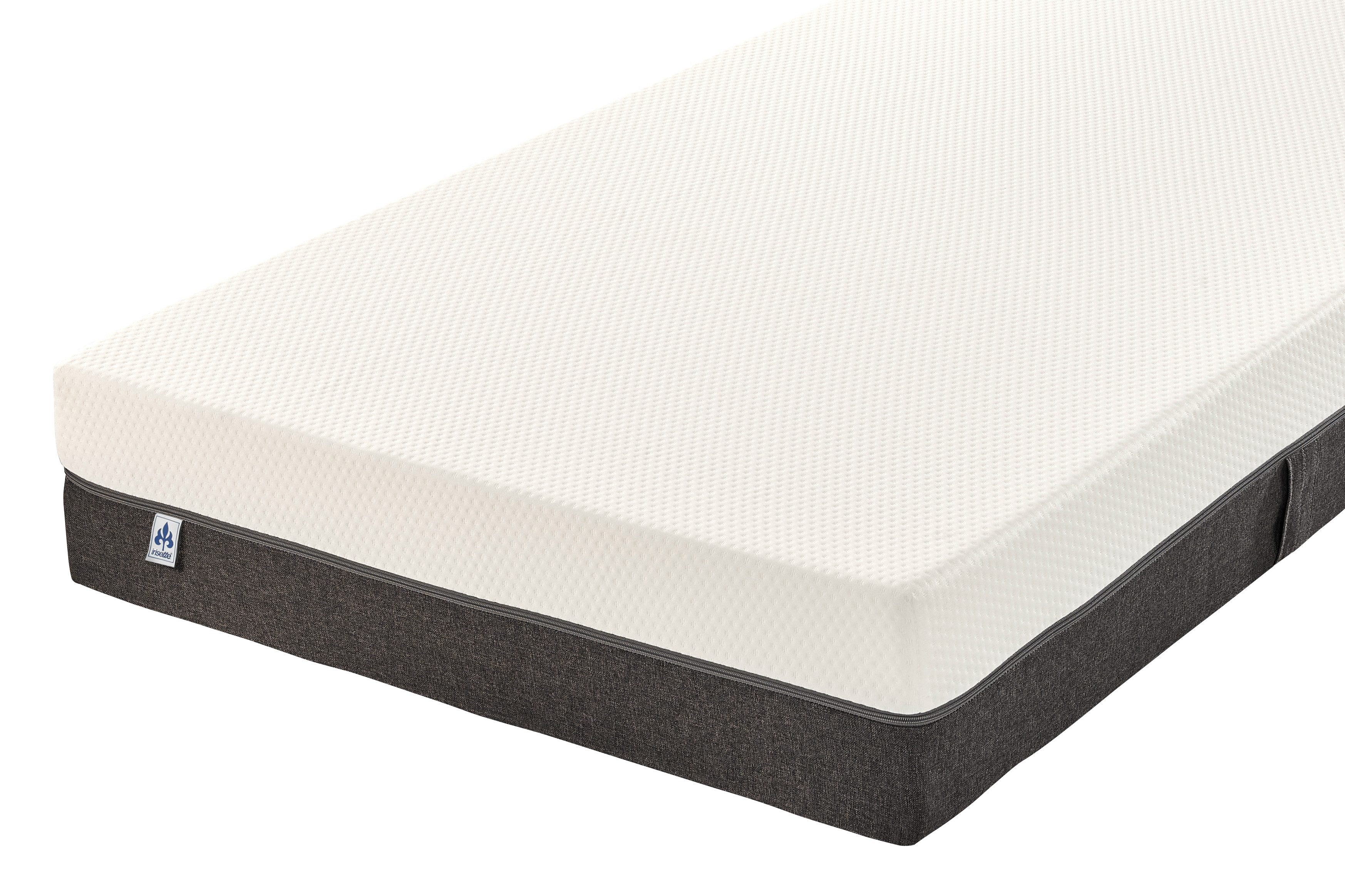 Taschenfederkernmatratze 1.000er Tonnentaschenfederkernmatratze Selin, Irisette, 22 cm hoch, 7 ergonomische Liegezonen