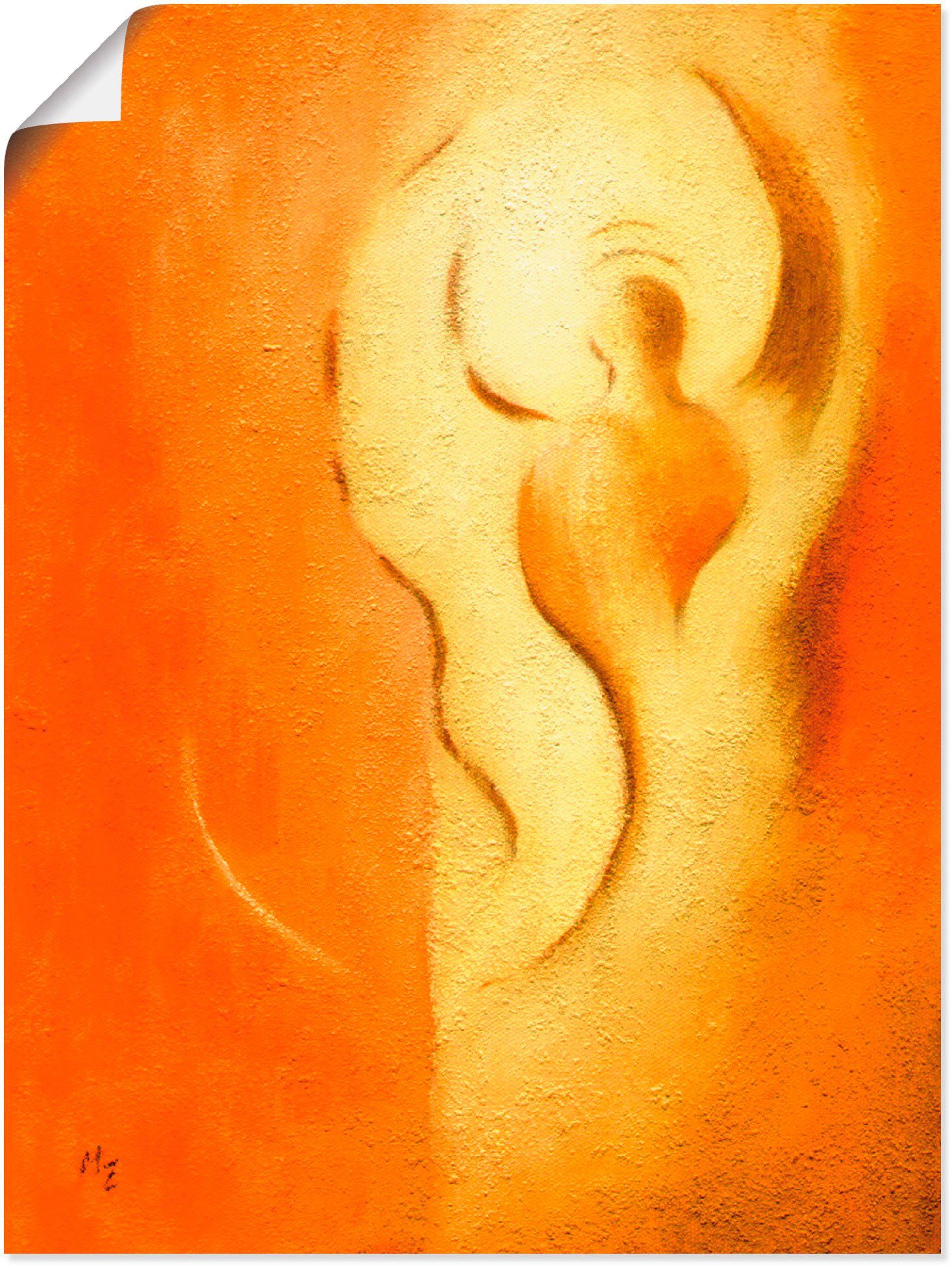 Artland Poster Engel der Freude, Religion (1 St), ohne Rahmen