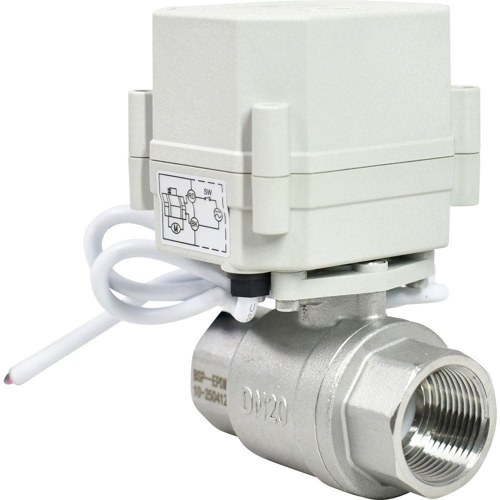 TRU COMPONENTS Sensor TRU COMPONENTS TC-A20-T20-S2-C/9-24VDC Kugelhahn Failsafe 0 bis 10 b