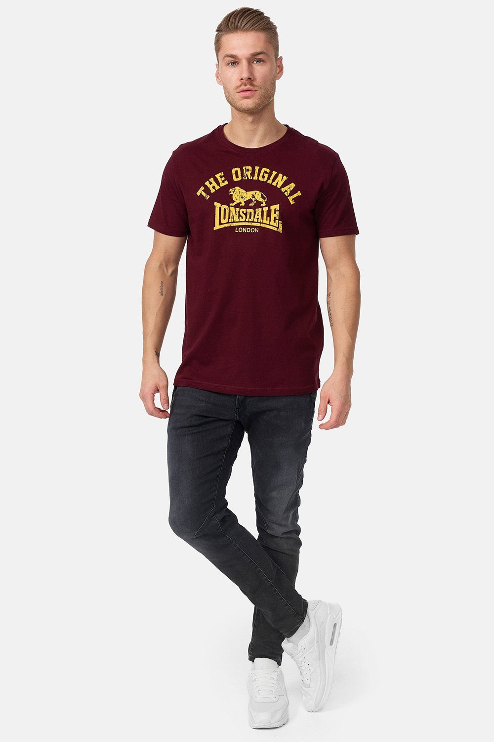 Oxblood Lonsdale Vintage T-Shirt ORIGINAL