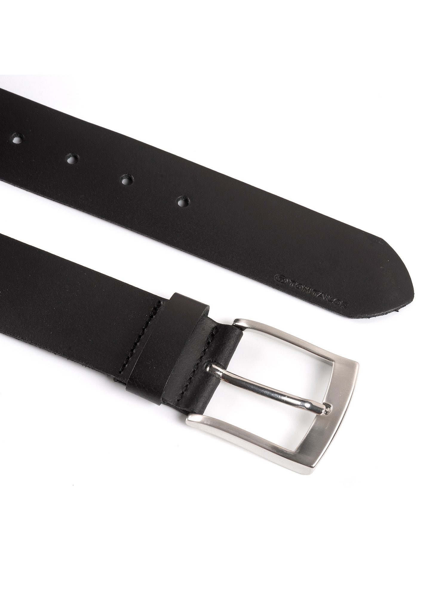 TOM TAILOR Ledergürtel TTANDREW 4 cm breit, Herrengürtel, Jeans und Casual, bis Gr. 120
