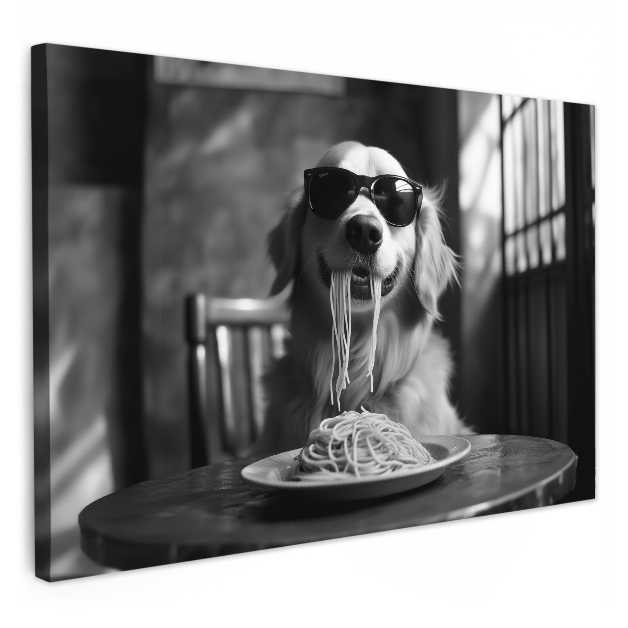 OneMillionCanvasses® Leinwandbild Golden Retriever - Hund - Fröhlich - Tell günstig online kaufen
