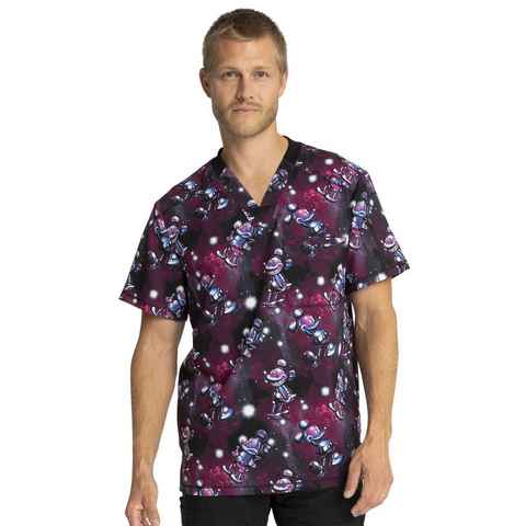 Cherokee Funktionsbluse Bunt bedruckter Herren Kasack "Metallic Mickey" Kasack mit Motiv