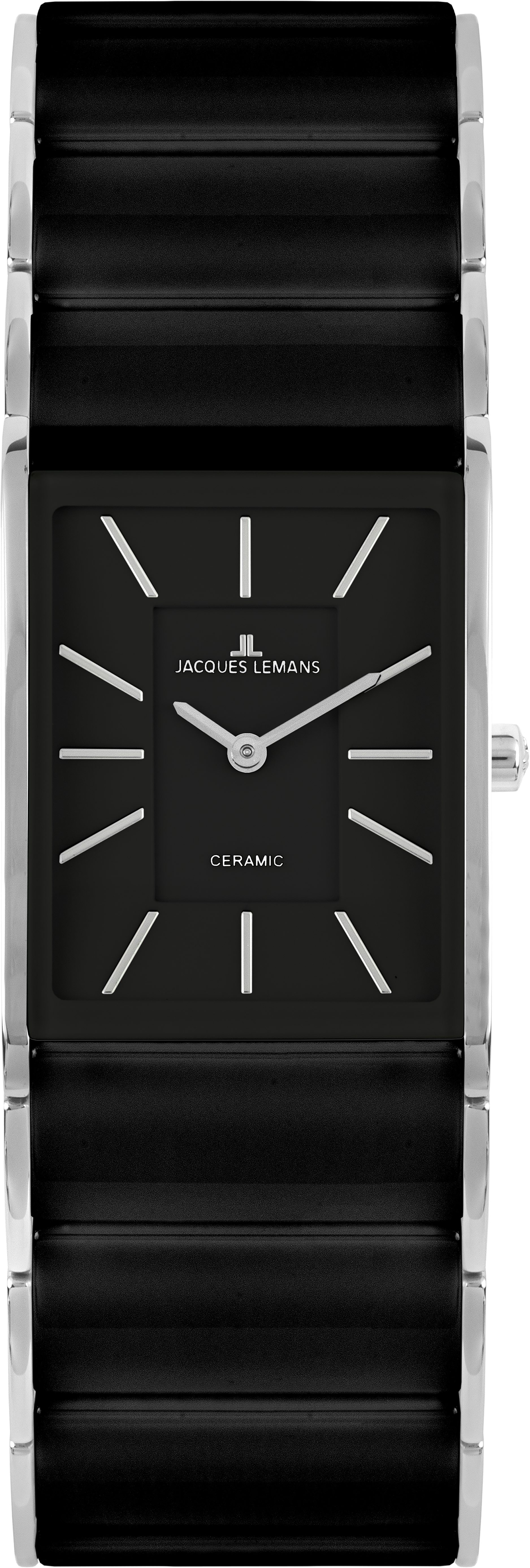 Jacques Lemans Quarzuhr Dublin 1-2214A, Armbanduhr, Damenuhr, Keramik, analog