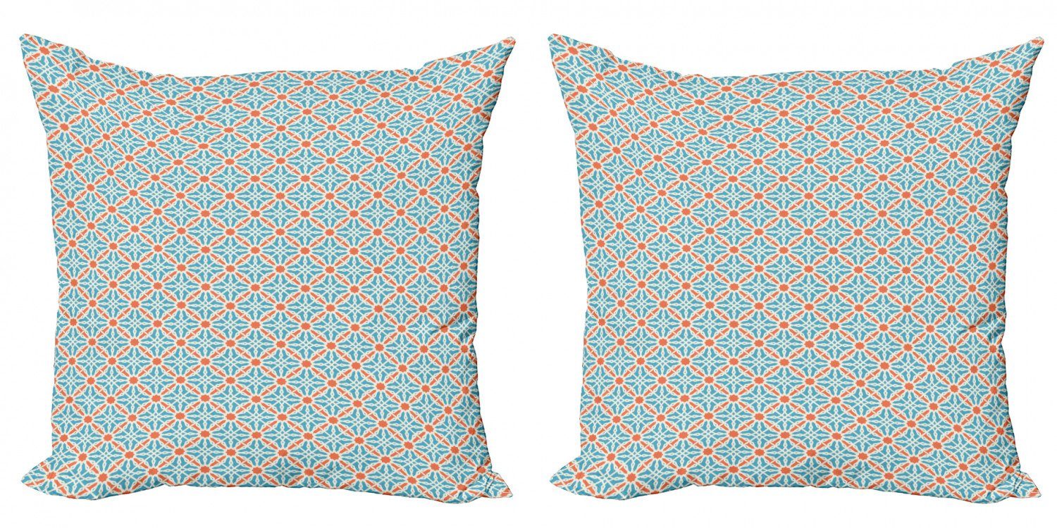 Kissenbezüge Modern Accent Doppelseitiger Digitaldruck, Abakuhaus (2 Stück), orientalisch Lattice marokkanischen Stil | Kissenbezüge