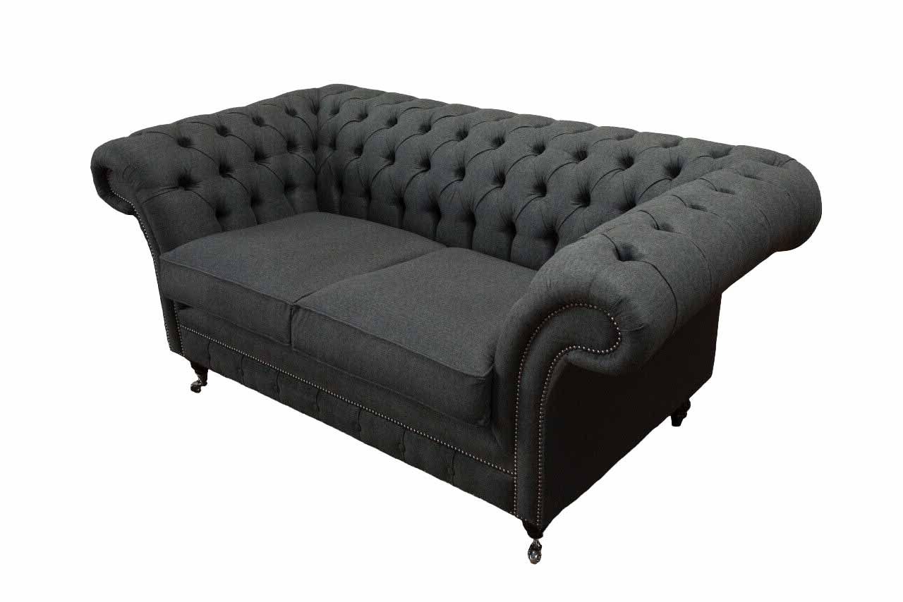 Chesterfield-Sofa, Sofa Zweisitzer Sofas Wohnzimmer Chesterfield Couch Klassisch JVmoebel