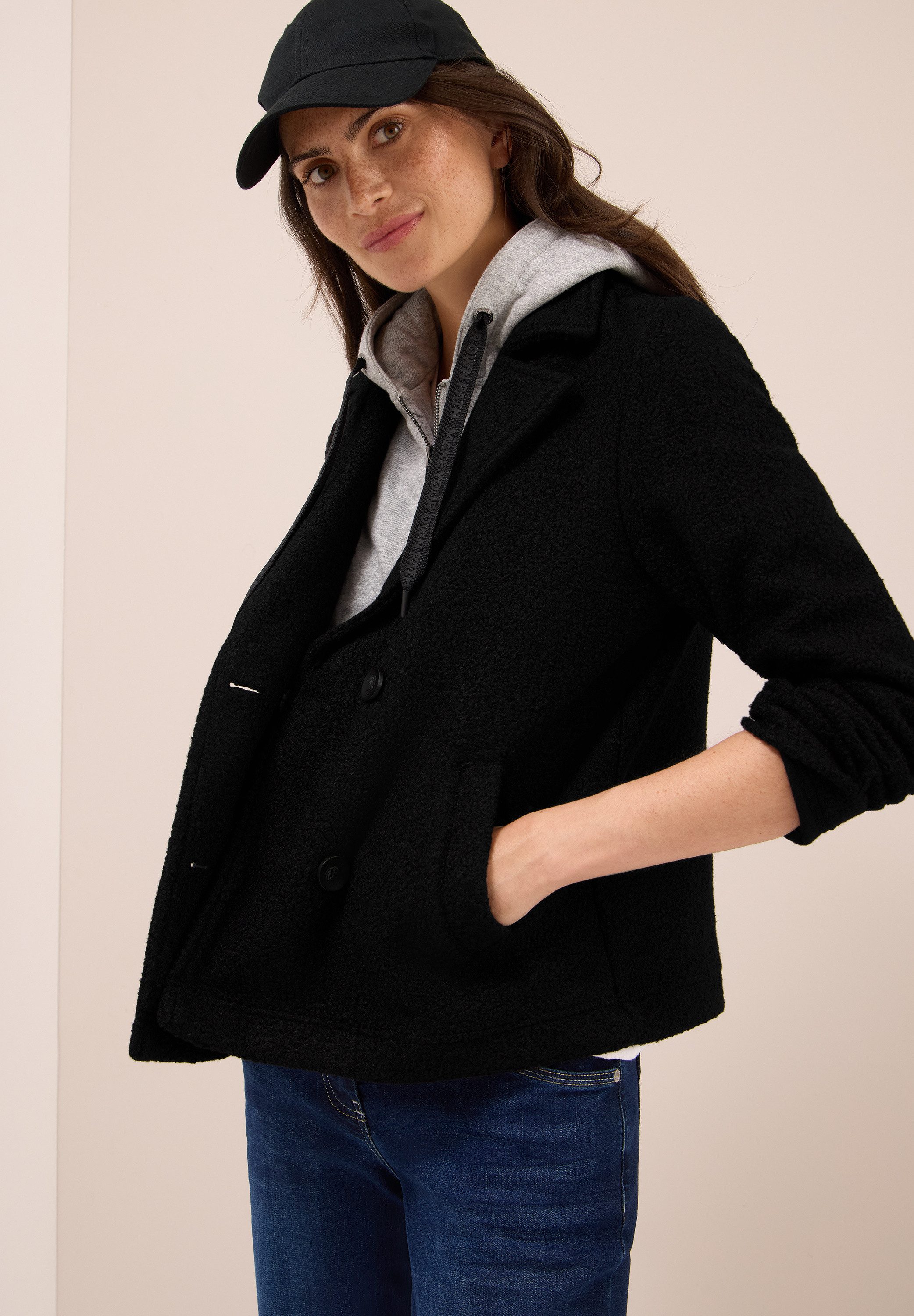 CECIL Outdoorjacke mit abnehmbarer Kapuze