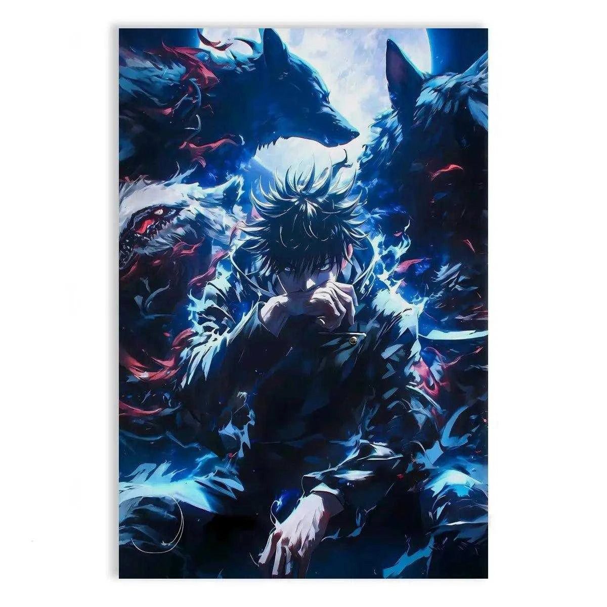 Wanddekoobjekt Megumi - Jujutsu Kaisen - Anime Leinwandbild