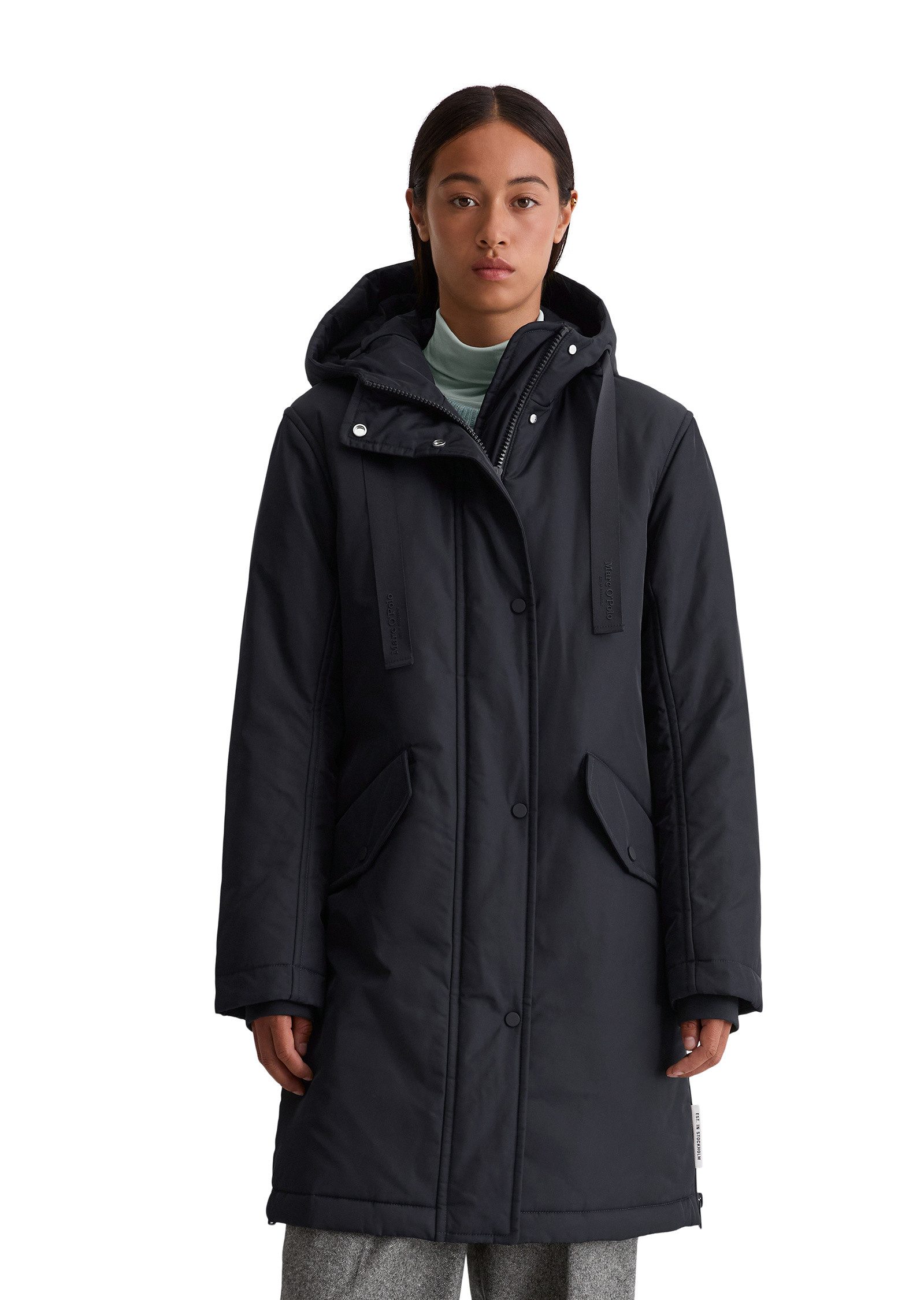 Marc O'Polo Outdoorjacke aus recyeltem Polyester-Twill WR