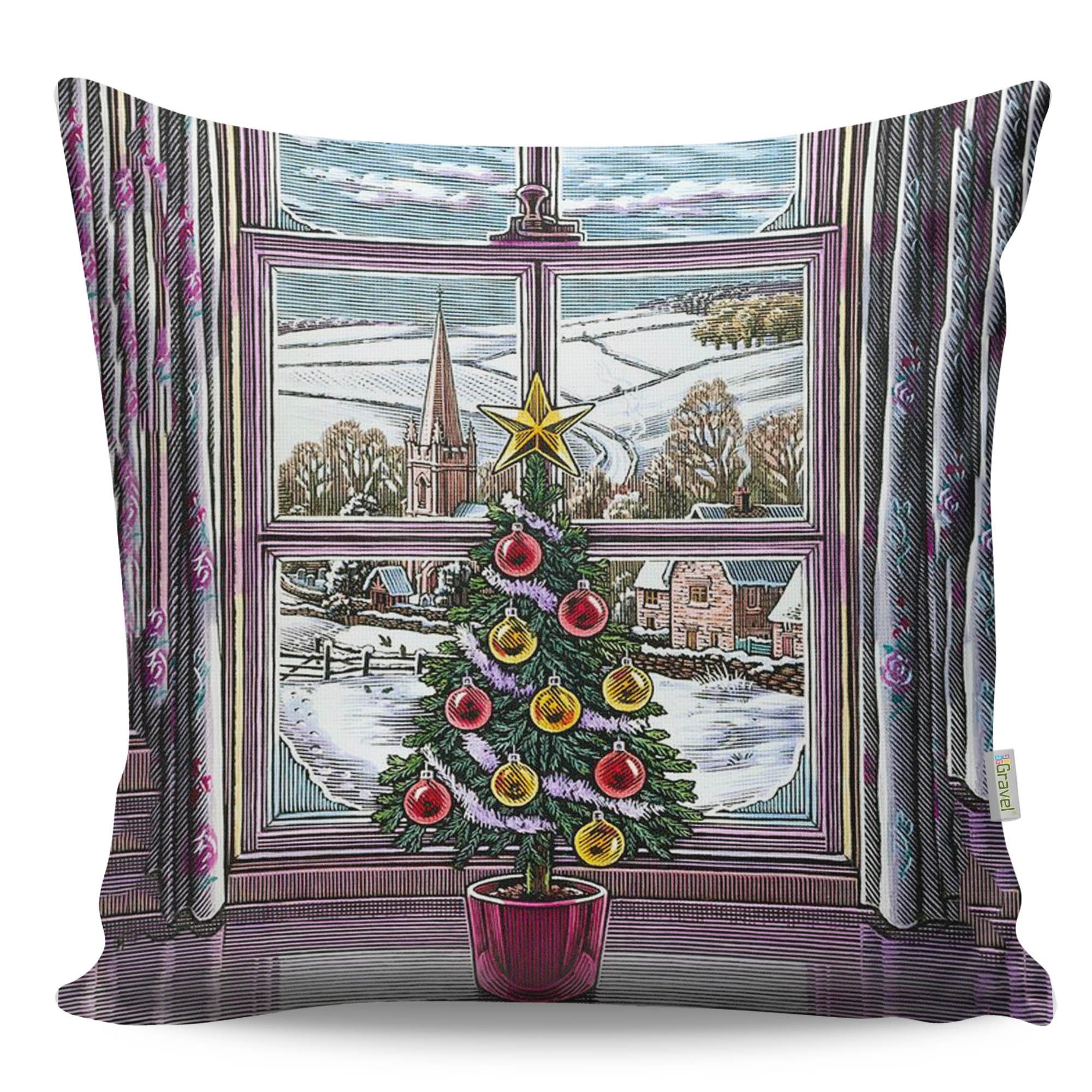 Kopfkissen GRC2148, Bunt,50 Baumwolle / 50 Polyester, Evila Originals