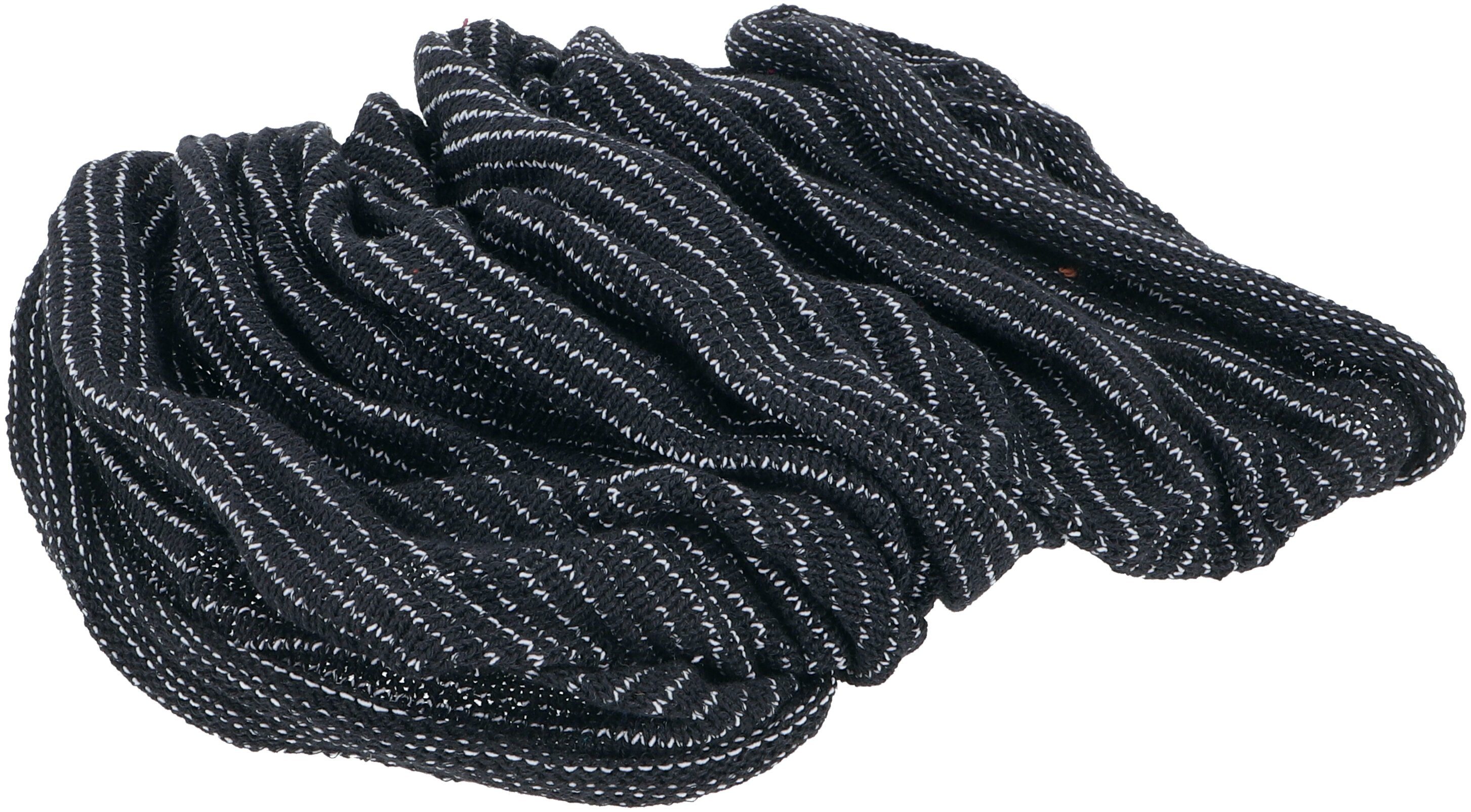 Guru-Shop Stirnband Magic Hairband, Dread schwarz/weiß Wrap, Loopschal Schlauchschal