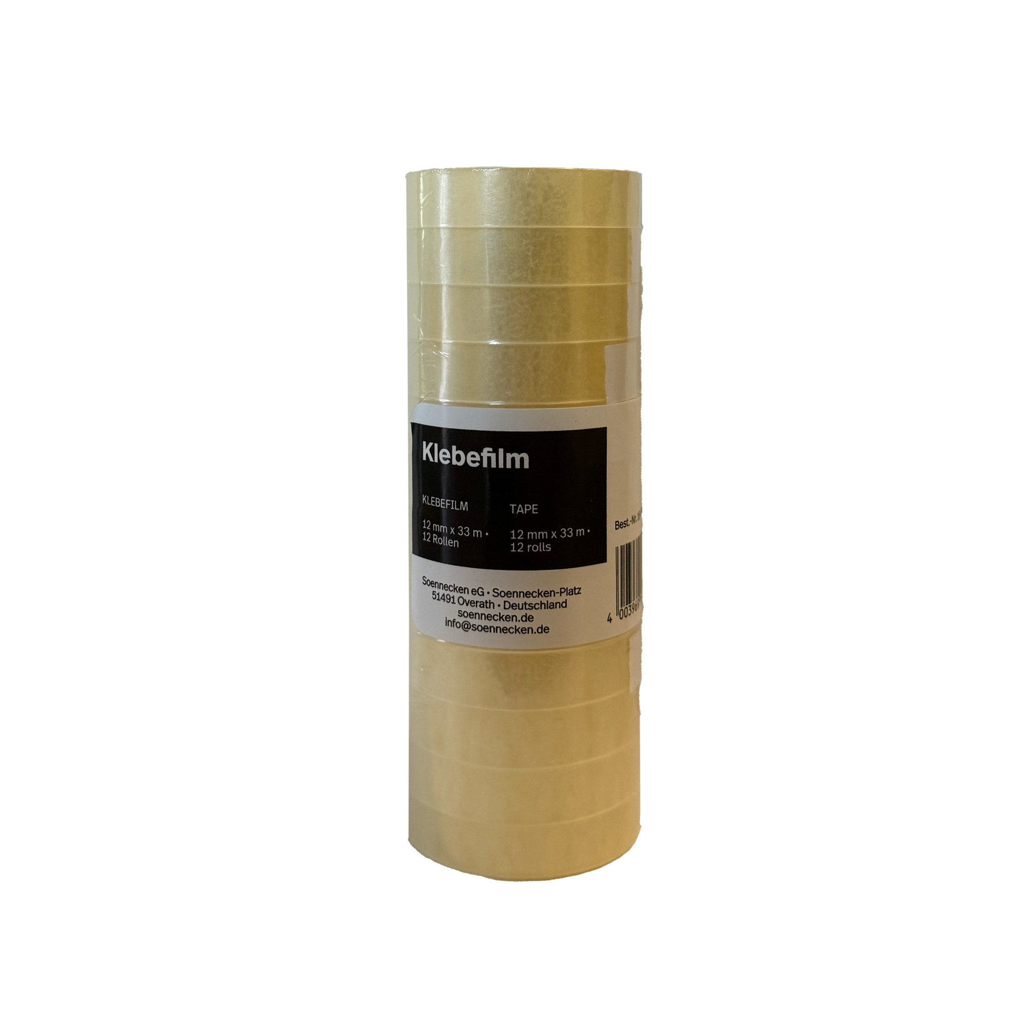 Klebeband Klebefilm 12mmx33m 12 Stück.
