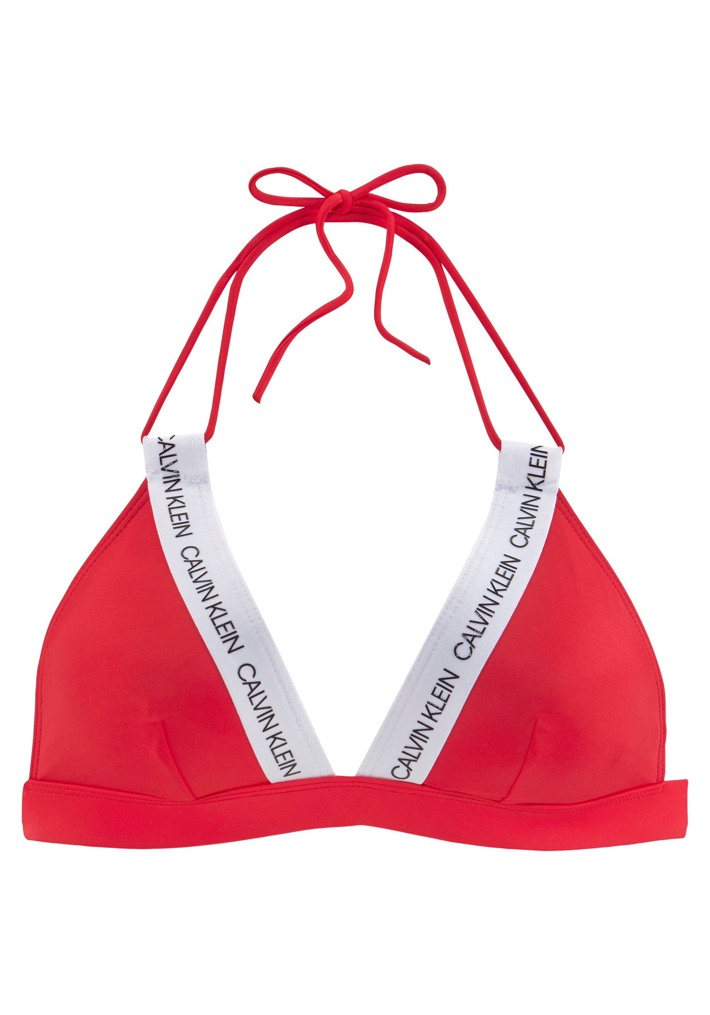 Calvin Klein TriangelBikiniTop, mit Calvin Klein Bund online kaufen