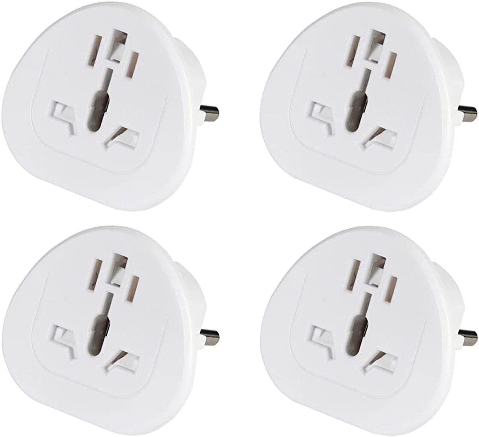 Vivanco Steckdose Reisesteckdose Reisestecker USA UK Italien Australien auf DE [4er], Kabellos, weltweit