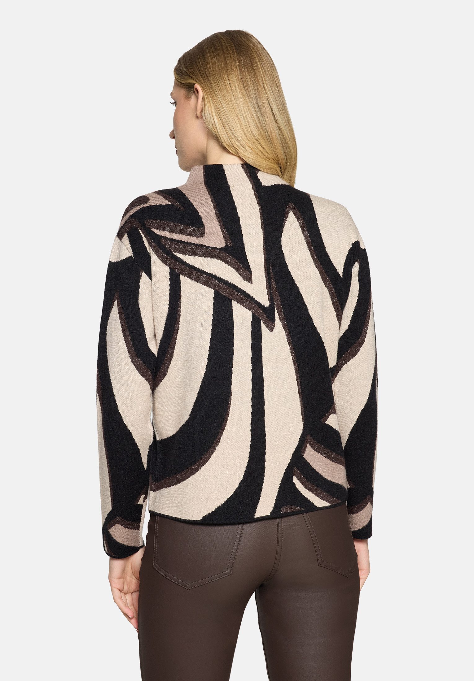 Betty Barclay Strickpullover Damen mit Stehkragen (1-tlg)