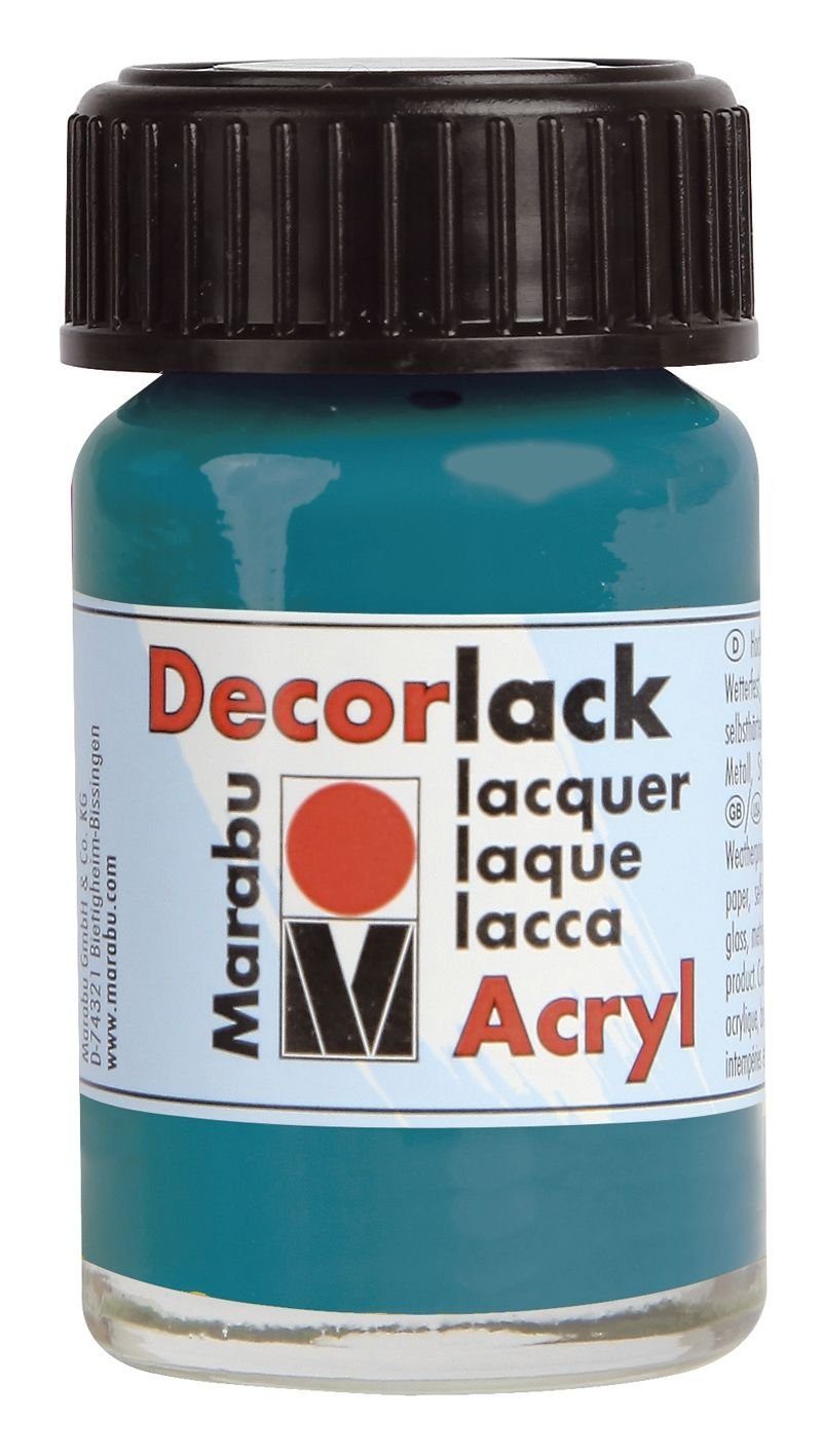 Marabu Kugelschreiber Decorlack Acryl - Türkis 290, 15 ml