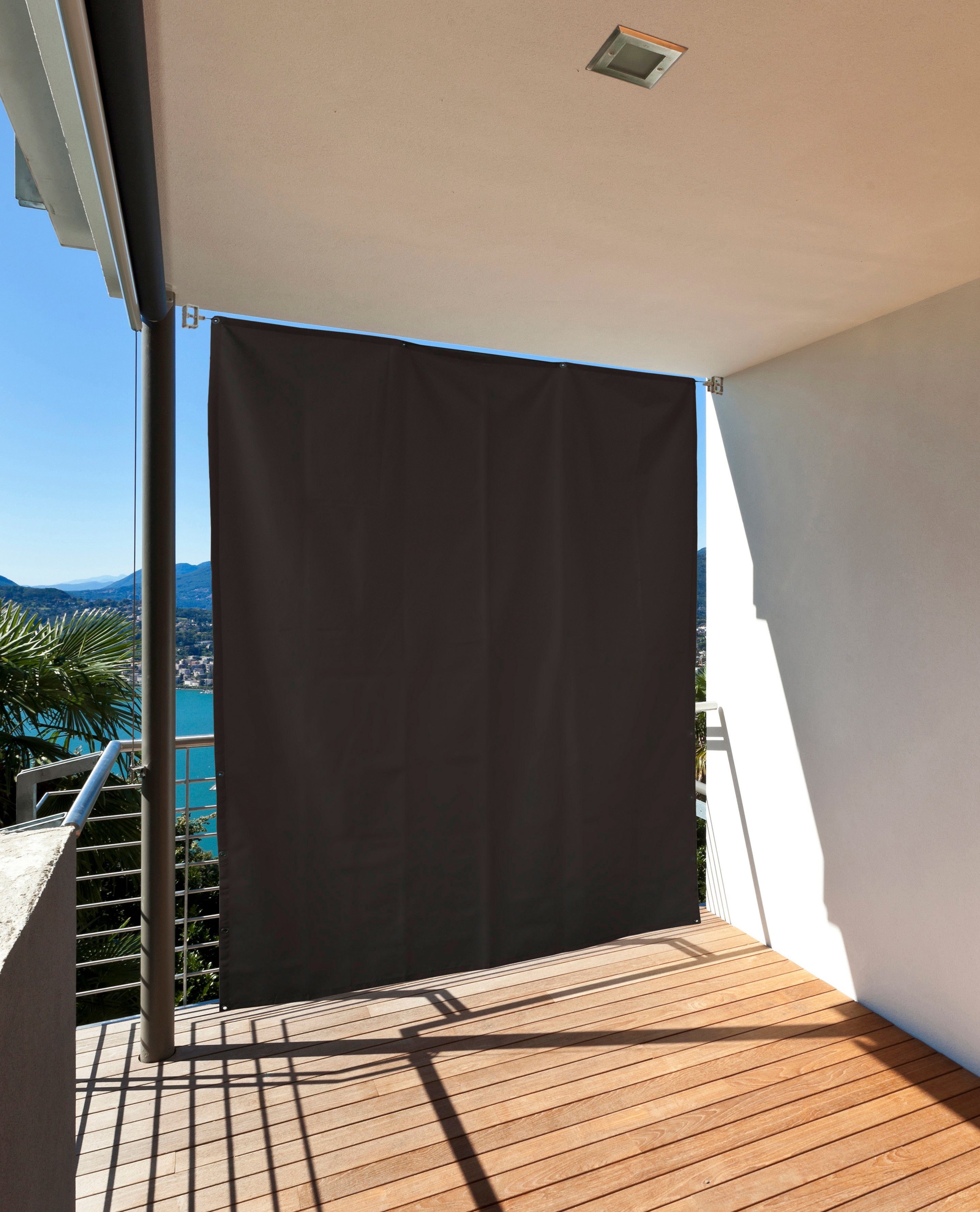 hecht international Senkrechtmarkise BxH 140x230 cm, schwarz online