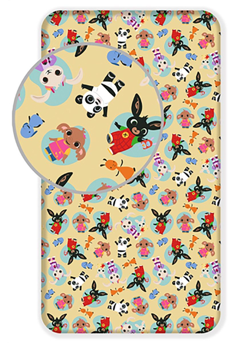 Jerry Fabrics Spannbettlaken Bing Bunny, Renforcé, (1 Stück) günstig online kaufen