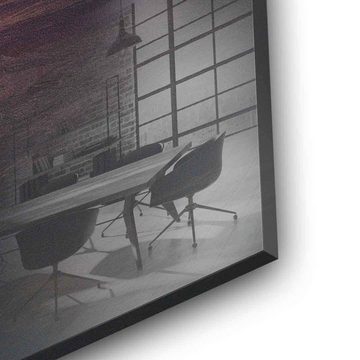 DOTCOMCANVAS® Acrylglasbild Opinions - Acrylglas, Acrylglasbild Opinions KI AI generiert digitale Kunst Wandbild