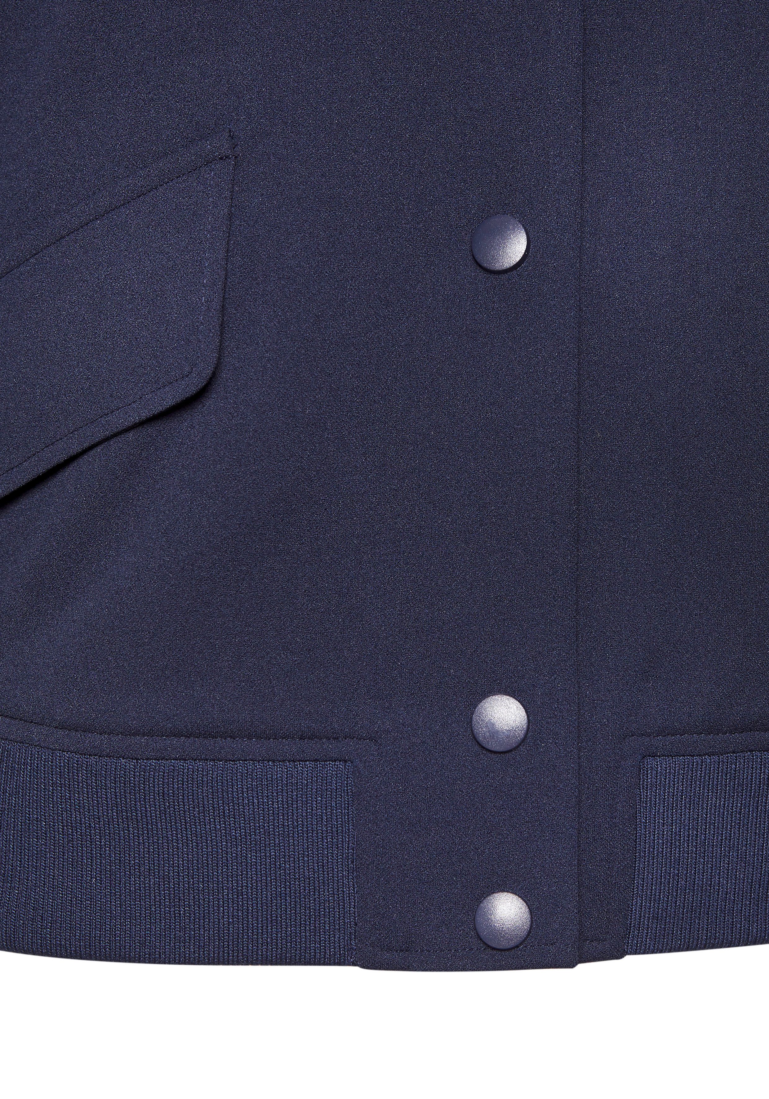 LASCANA Bomberjacke mit Druckknöpfen, Kurzjacke, sportlich-chic