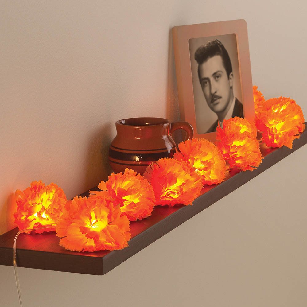 MUPOO LED-Girlande Ringelblume Halloween LED Lichterkette günstig online kaufen