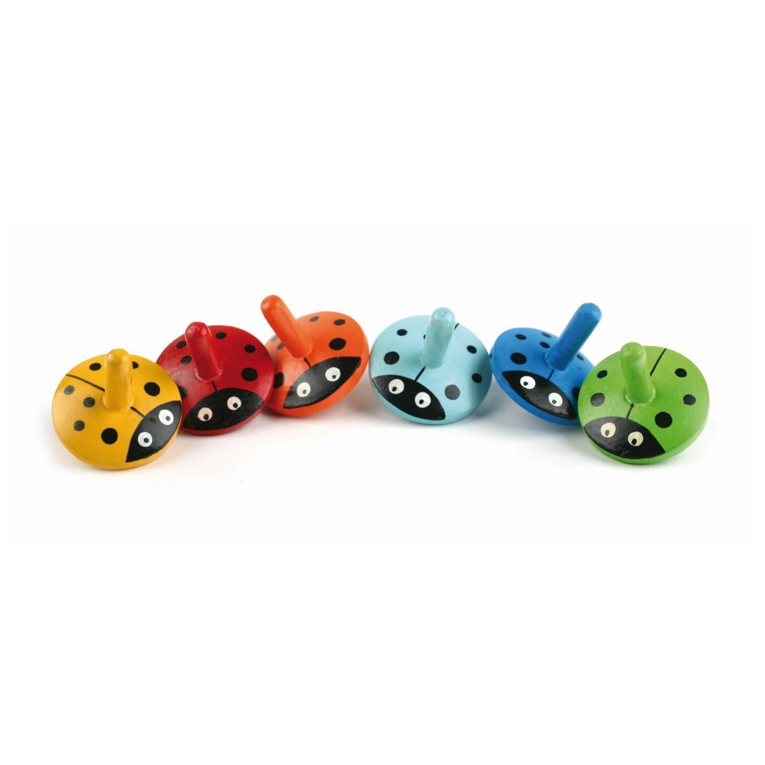 El Puente Kreisel Kreiselset "Ladybird", 6er-Set, Handmade (6), Handmade