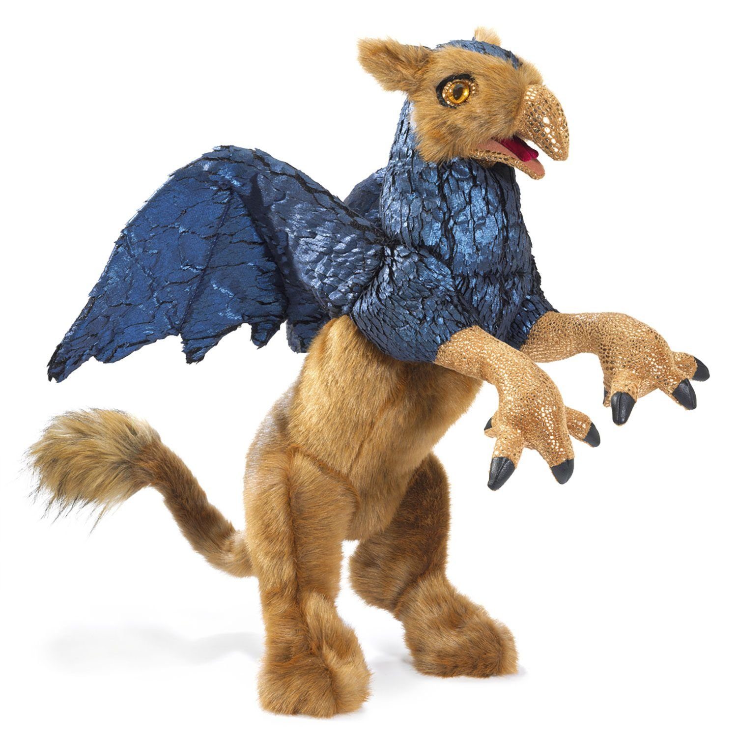 Folkmanis Handpuppen Handpuppe Folkmanis Handpuppe Greif 56cm, Drache, Löwe, Vogel 3193 (Packung)