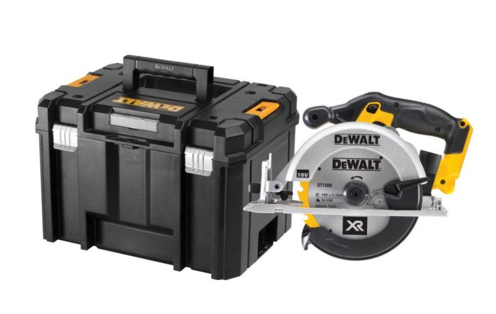 DeWalt Akku-Handkreissäge DEWALT Akku-Kreissäge 18V DCS391NT 165mm TSTAK mit Magnesiumsohle