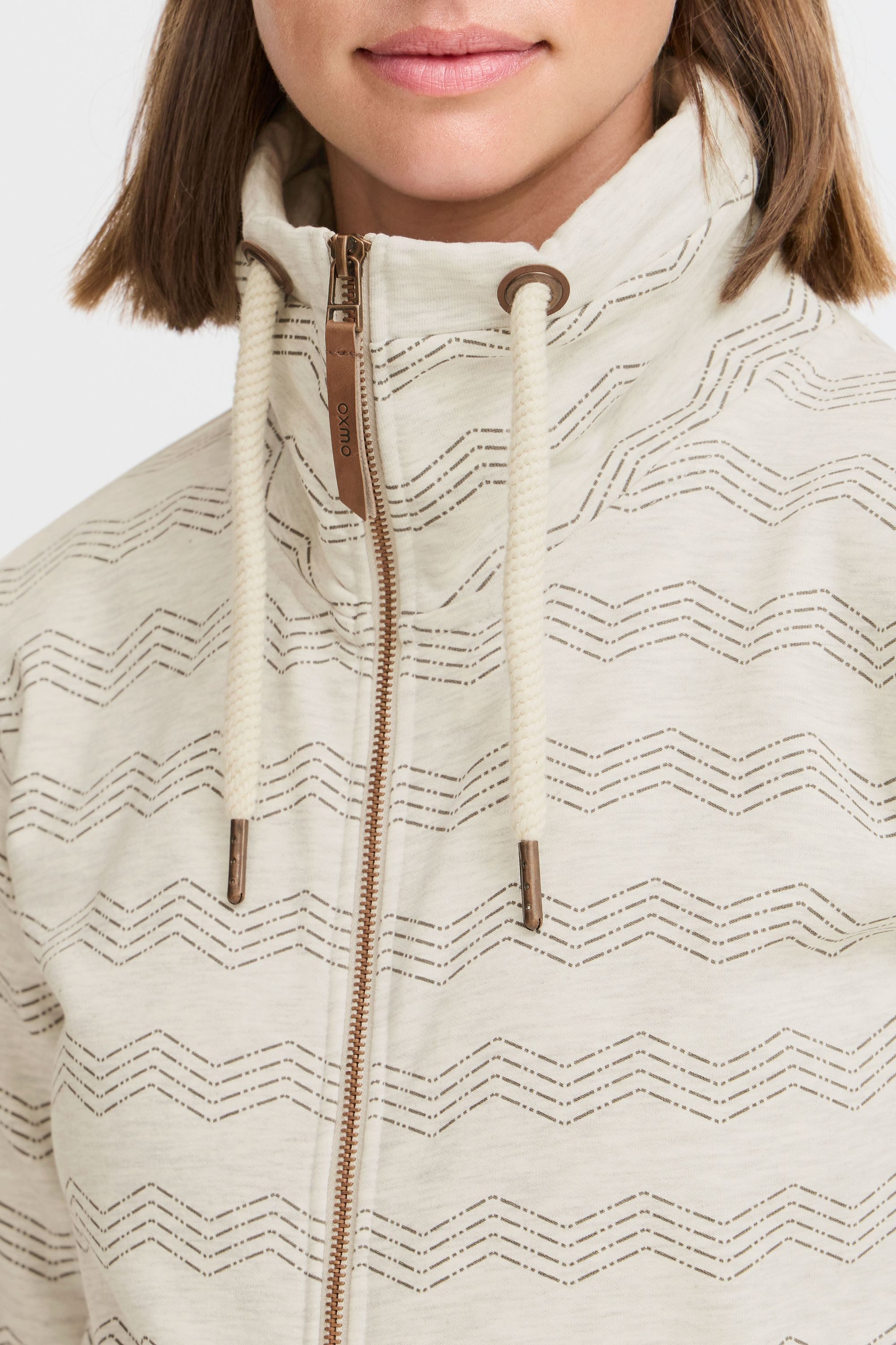 OXMO Sweatjacke OXVanta Moderne Sweatjacke