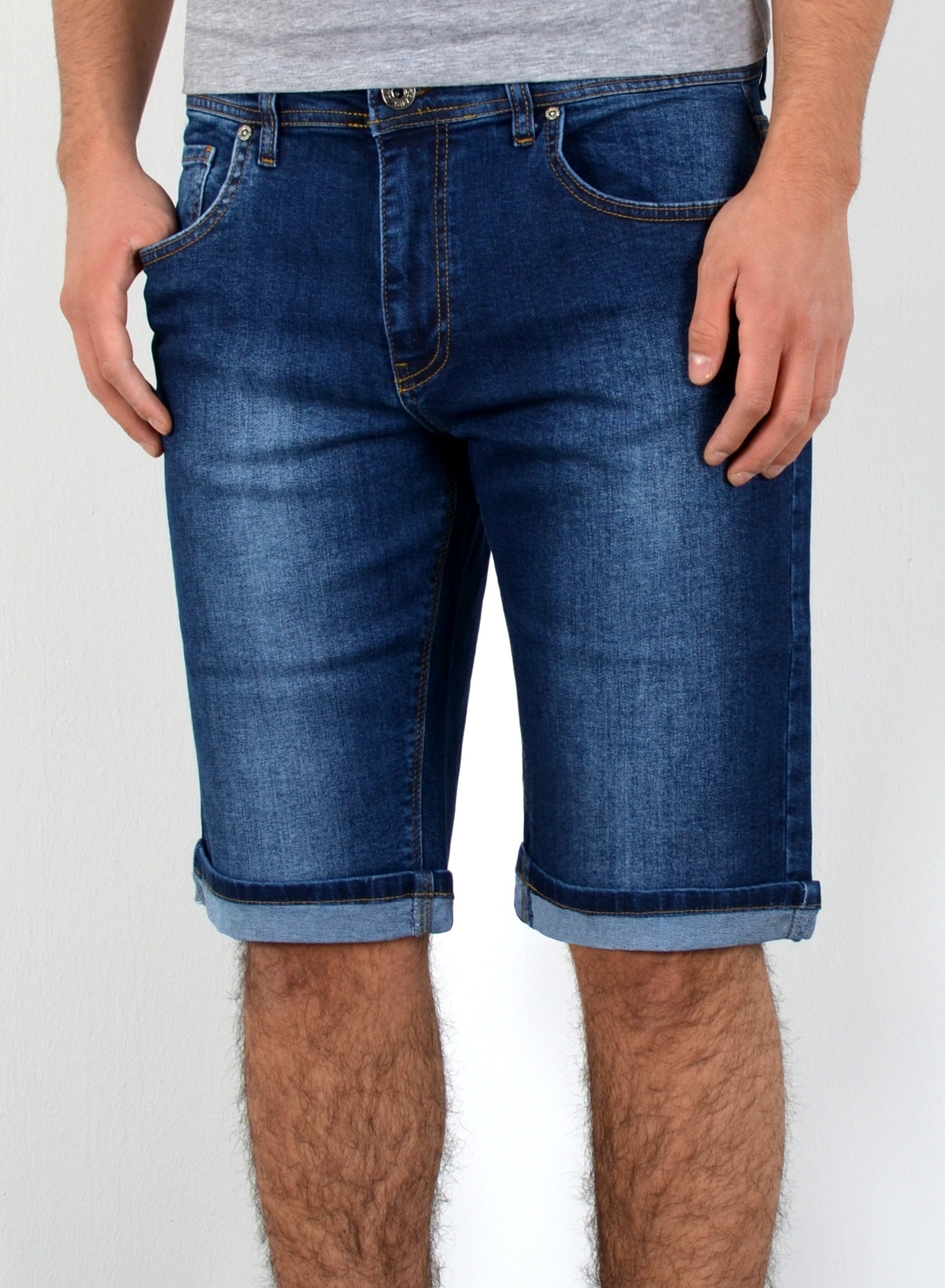 ESRA Jeansshorts Herren Sommerhose Jeans Shorts günstig online kaufen