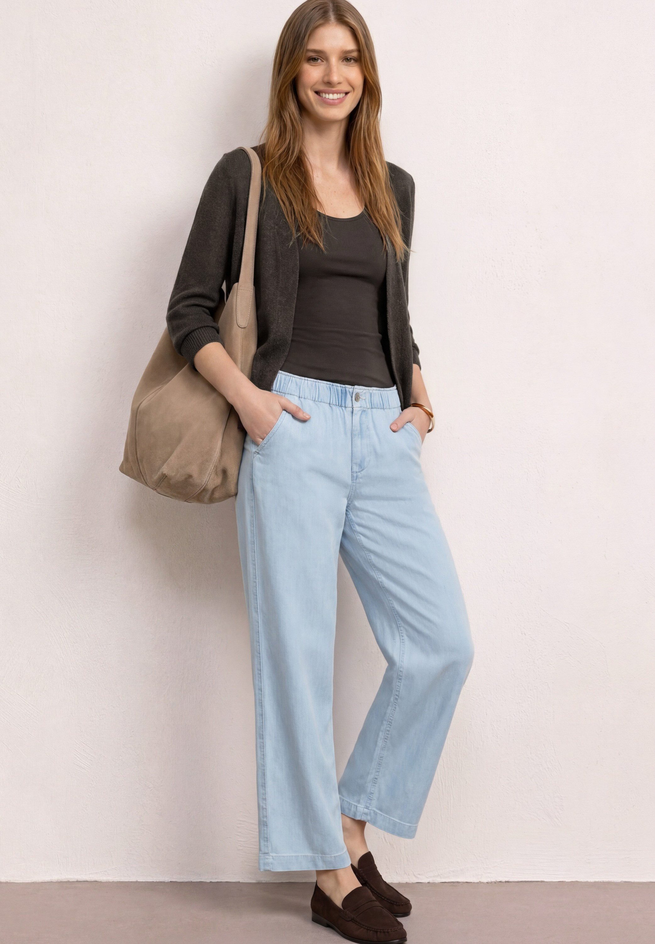 STREET ONE Strickjacke Offen zu tragen