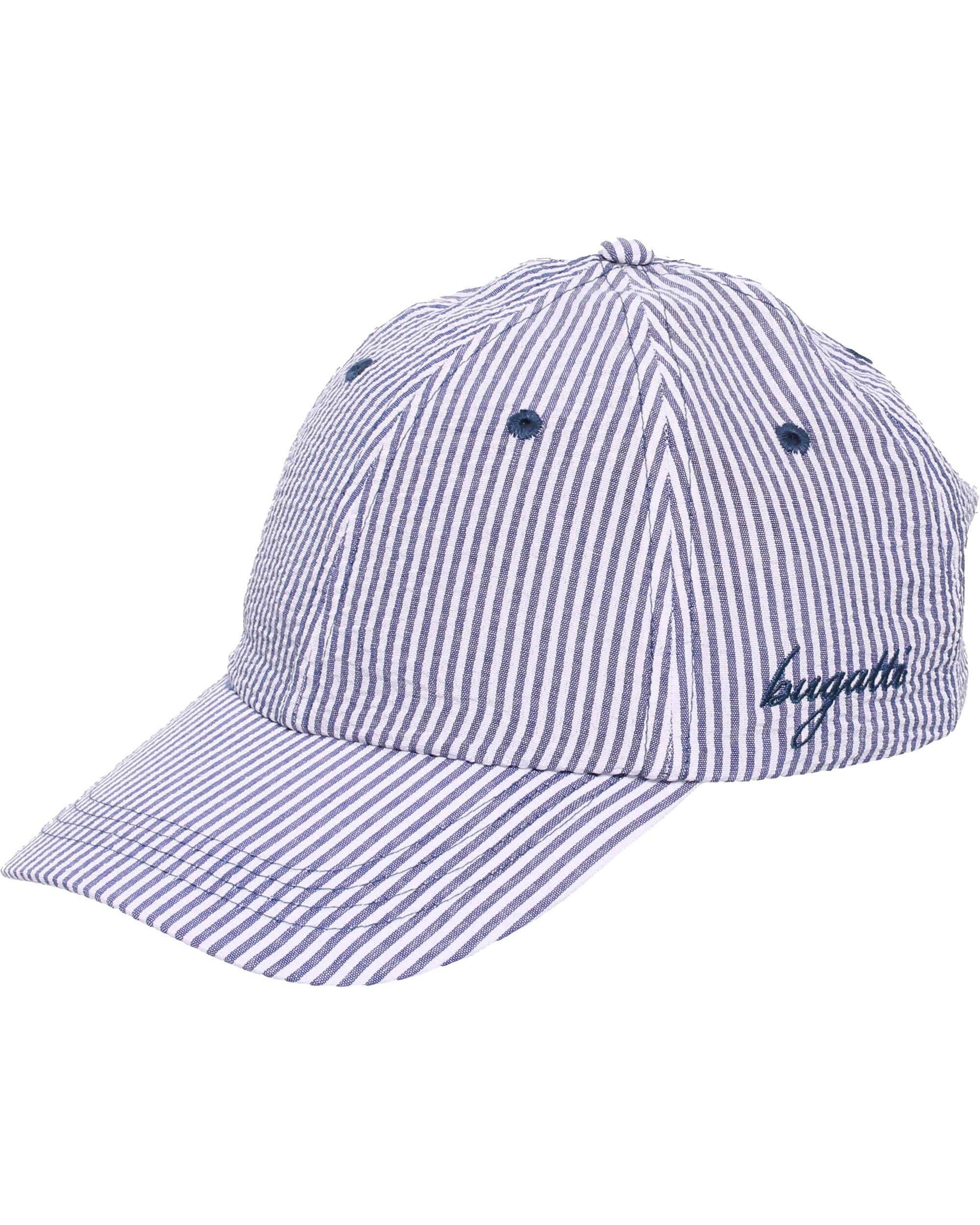 Baseball Cap Gestreifte bugatti Basecap mit Seersucker-Effekt