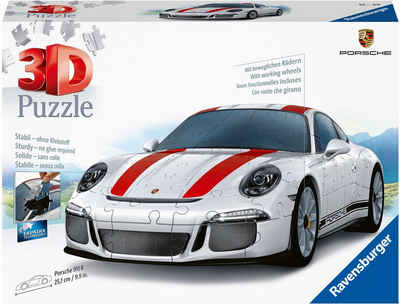 Ravensburger 3D-Puzzle Porsche 911 R, 108 Puzzleteile, Made in Europe, FSC® - schützt Wald - weltweit