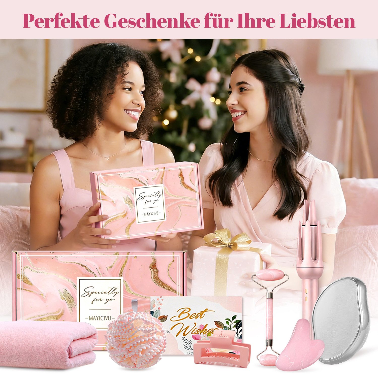 FANNOU Geschenkbox Geburtstagsgeschenk für Frauen, Geschenk Freundin Geburtstag, Beste Personalisierte Geburtstagsgeschenk für Schwester, Ehefrau,Mama