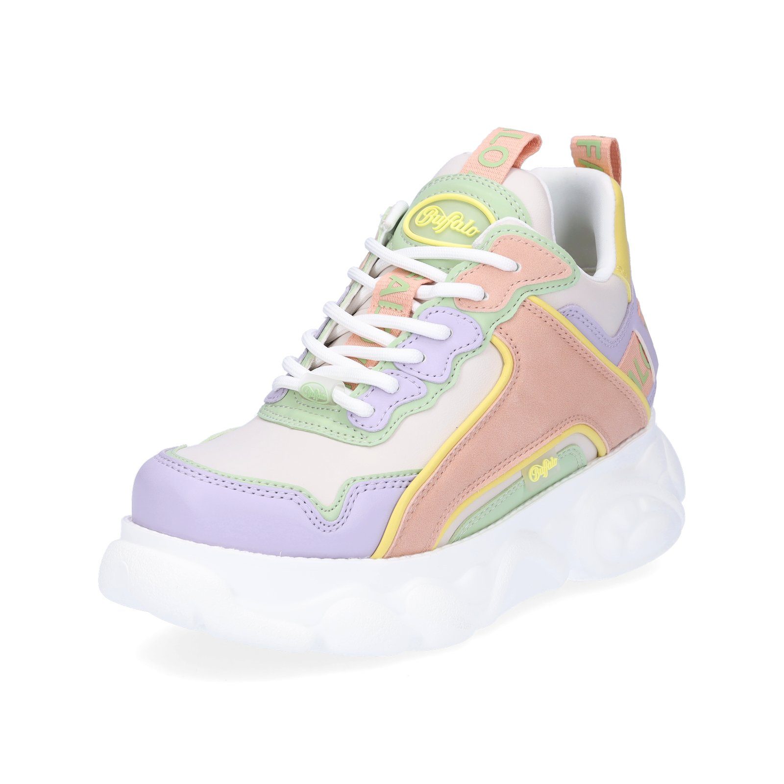 Buffalo Buffalo Damen Plateau Sneaker vegan pastell lila Sneaker