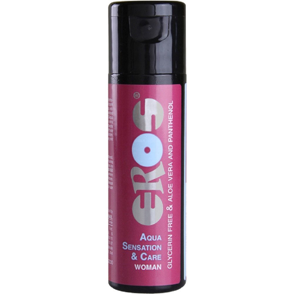 Eros Gleitgel Aqua Sensations Care & Woman, Flasche mit, 1-tlg., wasserbasiertes Gleitgel ohne Glycerin für Frauen