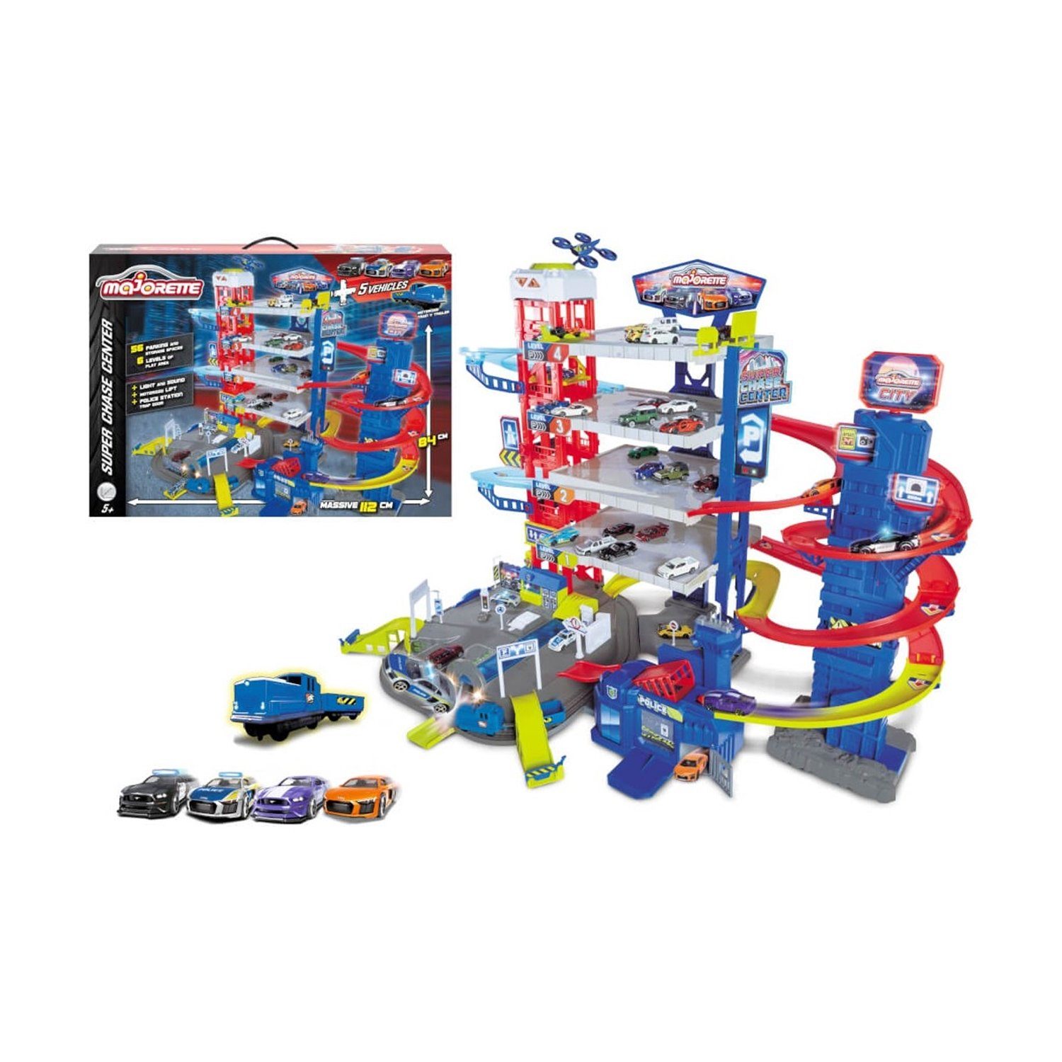 majORETTE Spiel-Parkgarage 212059984 Majorette Super Chase Center günstig online kaufen