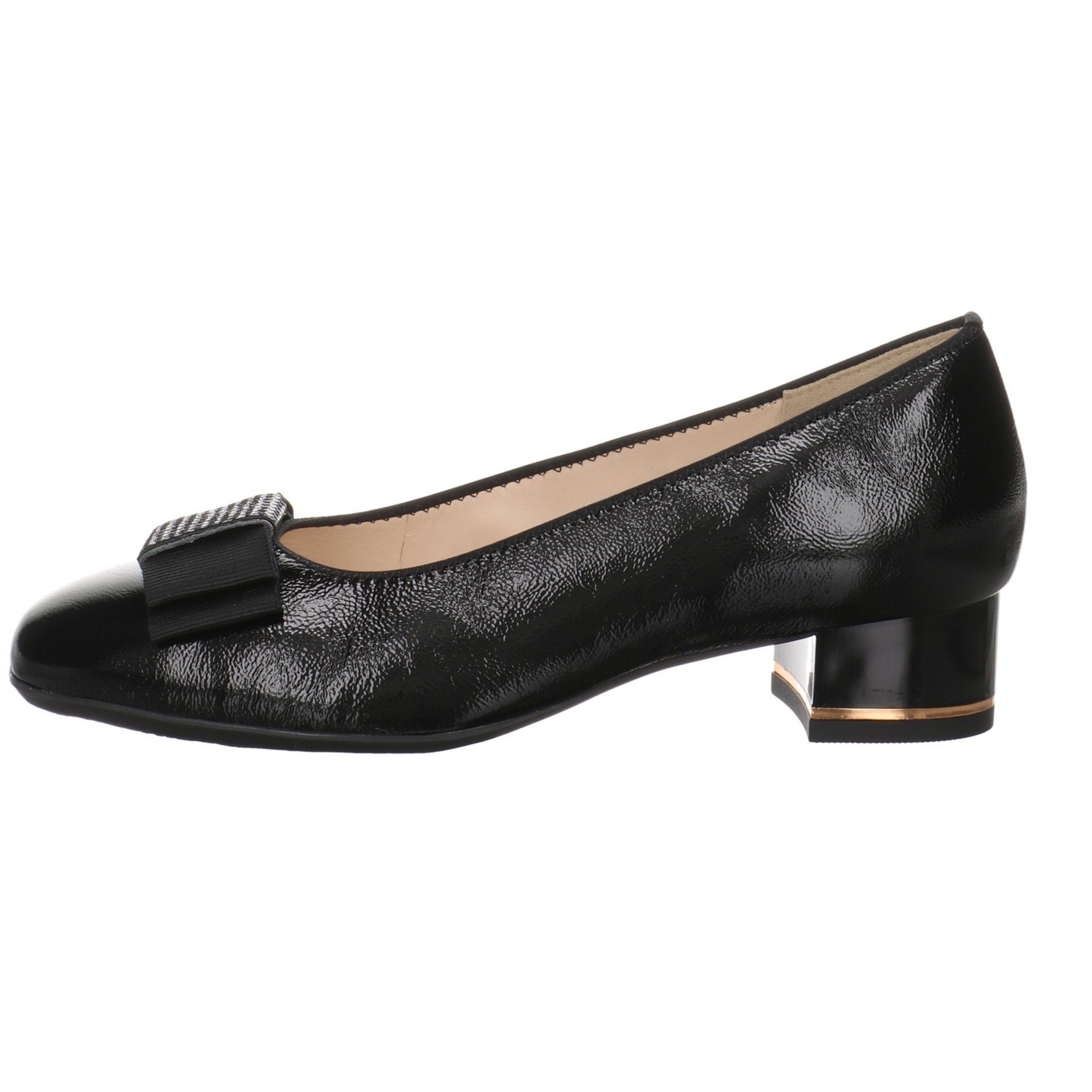 Graz Klassisch 046578 Schuhe Pumps schwarz Ara Pumps Lackleder Damen Elegant Pumps