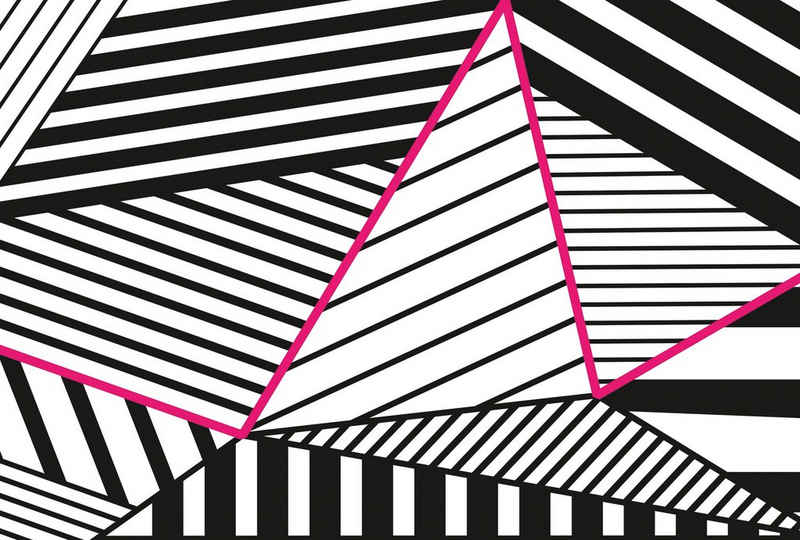 Architects Paper Fototapete Atelier 47 Stripes, glatt, 3D-Optik, (4 St), Vlies, Wand, Schräge, Decke