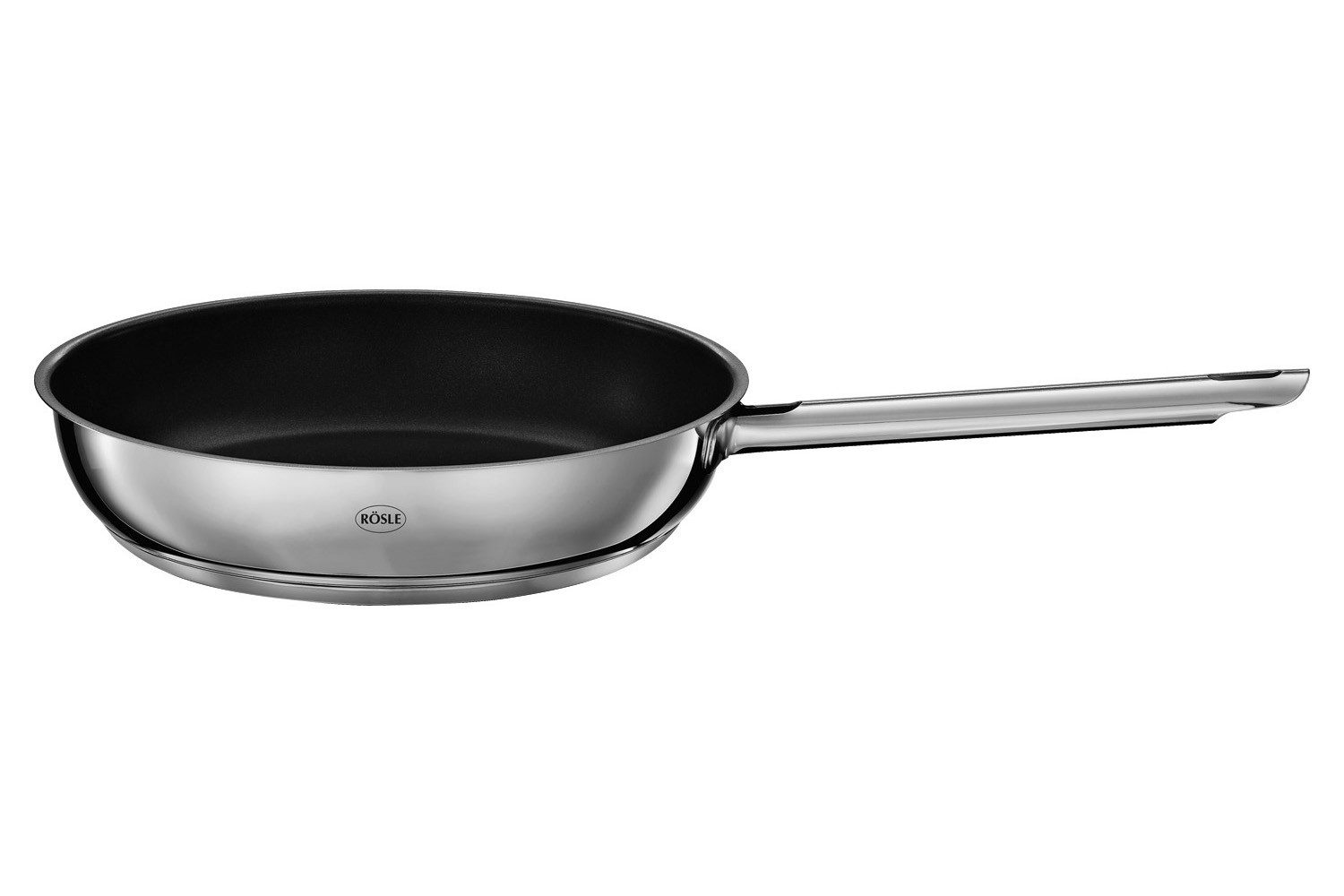 RÖSLE Bratpfanne ELEGANCE, Ø 32 cm, Antihaftbeschichtet, Edelstahl, Induktion